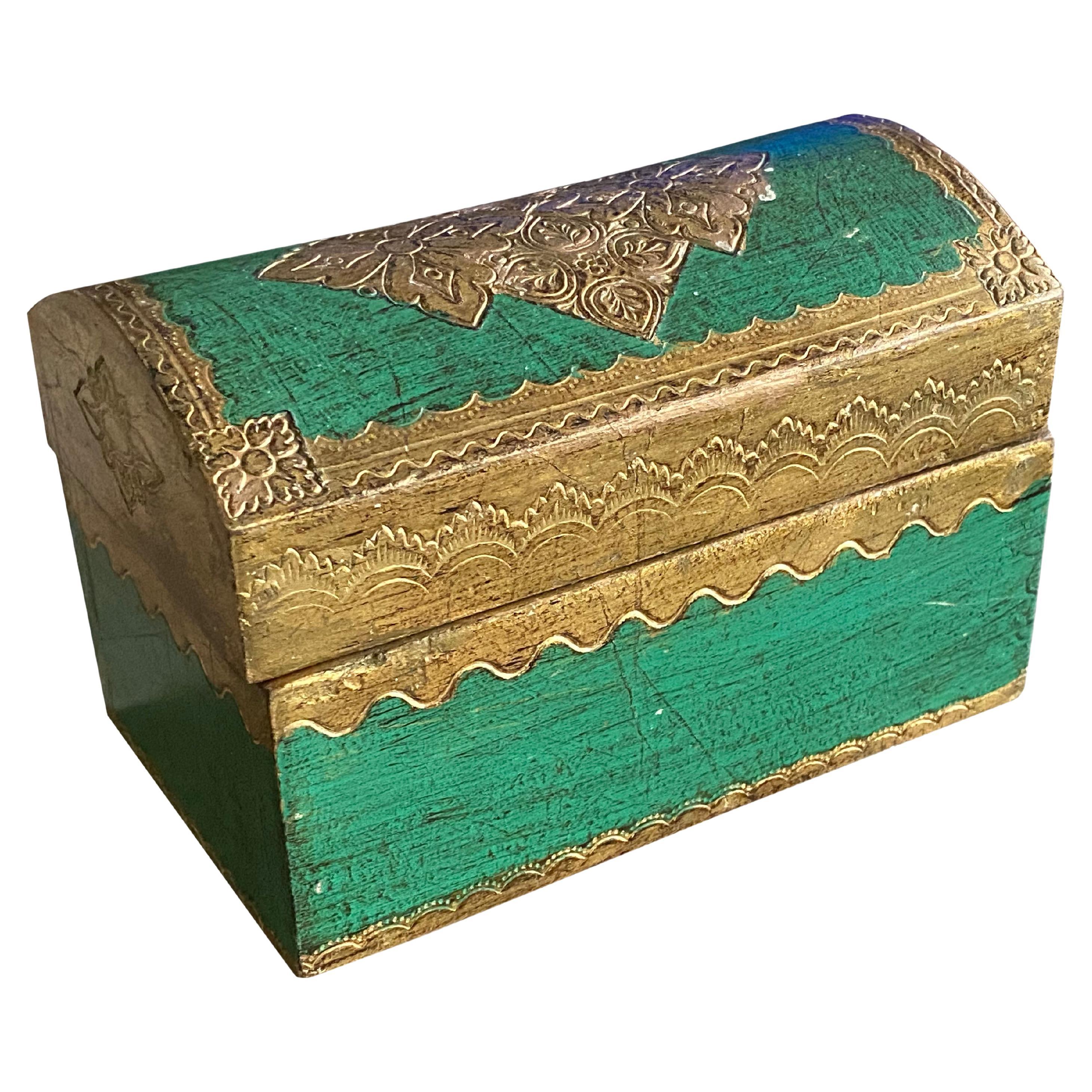 talian Florentine Domed Top Box For Sale