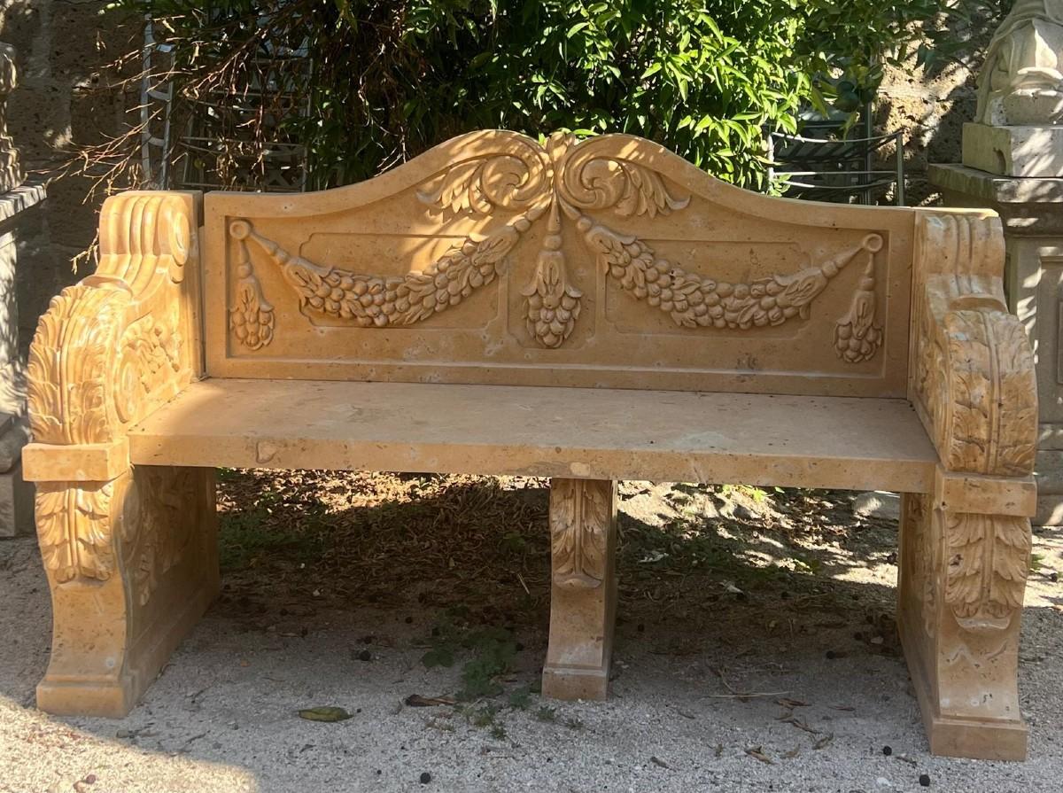 talian Marble Bench – 20th Century For Sale 1