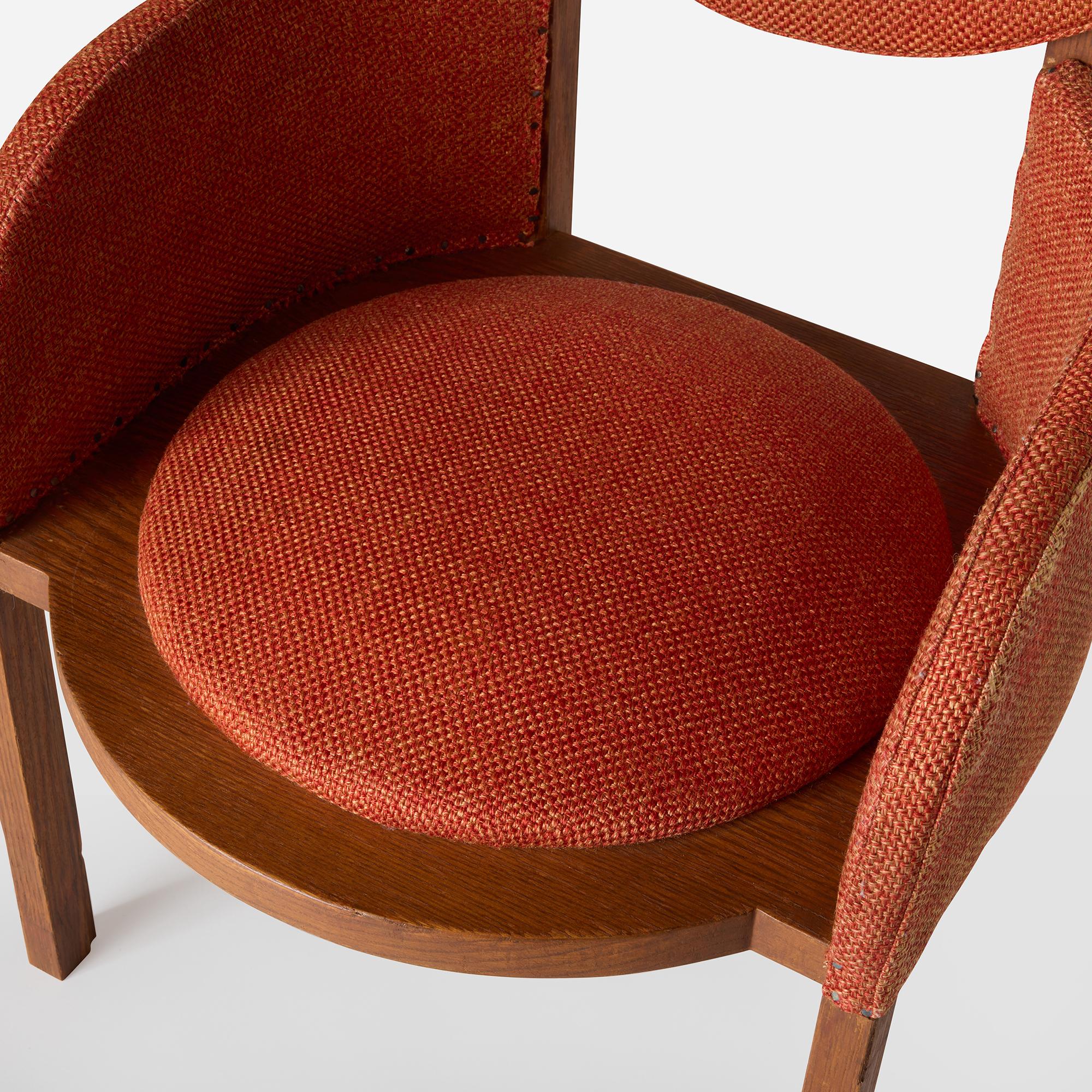 Taliesin Armchair from the Riverview Terrace Restaurant by Frank Lloyd Wright For Sale 3