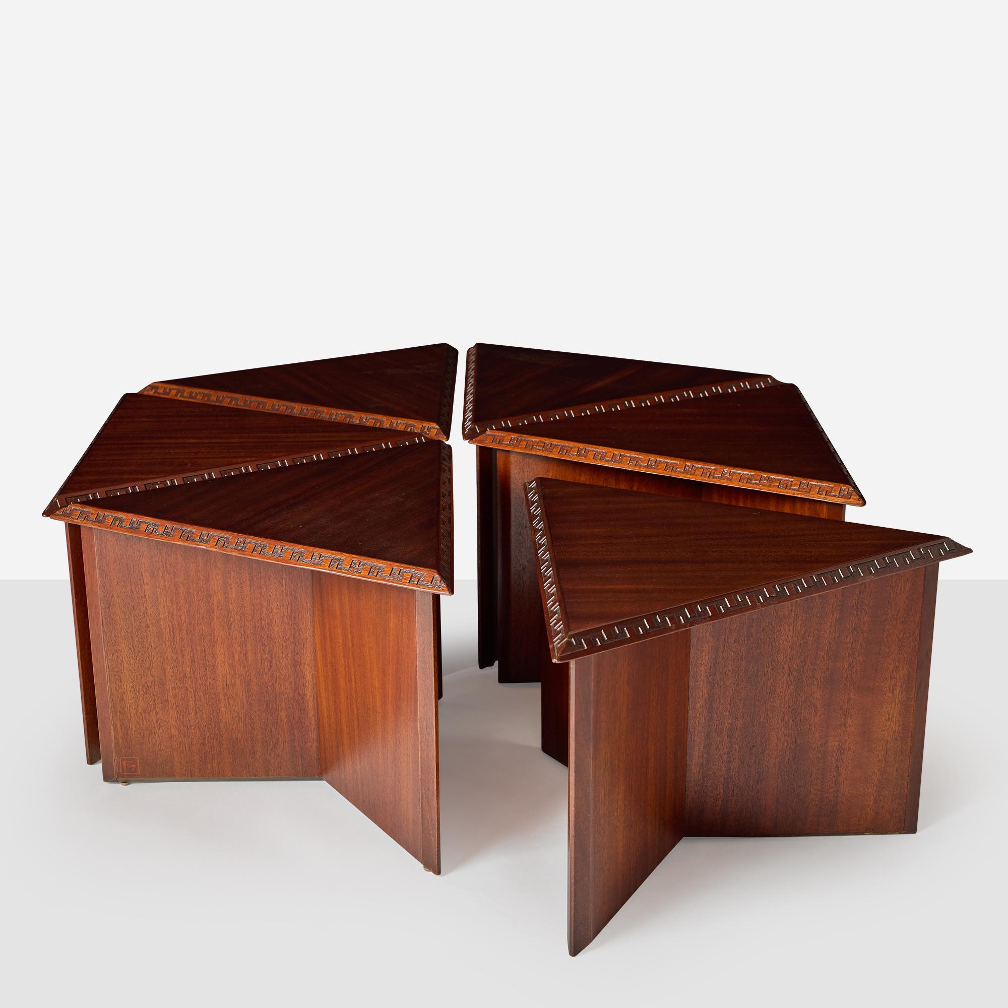 Taliesin Cocktail Table by Frank Lloyd Wright for Heritage Henredon For Sale 4