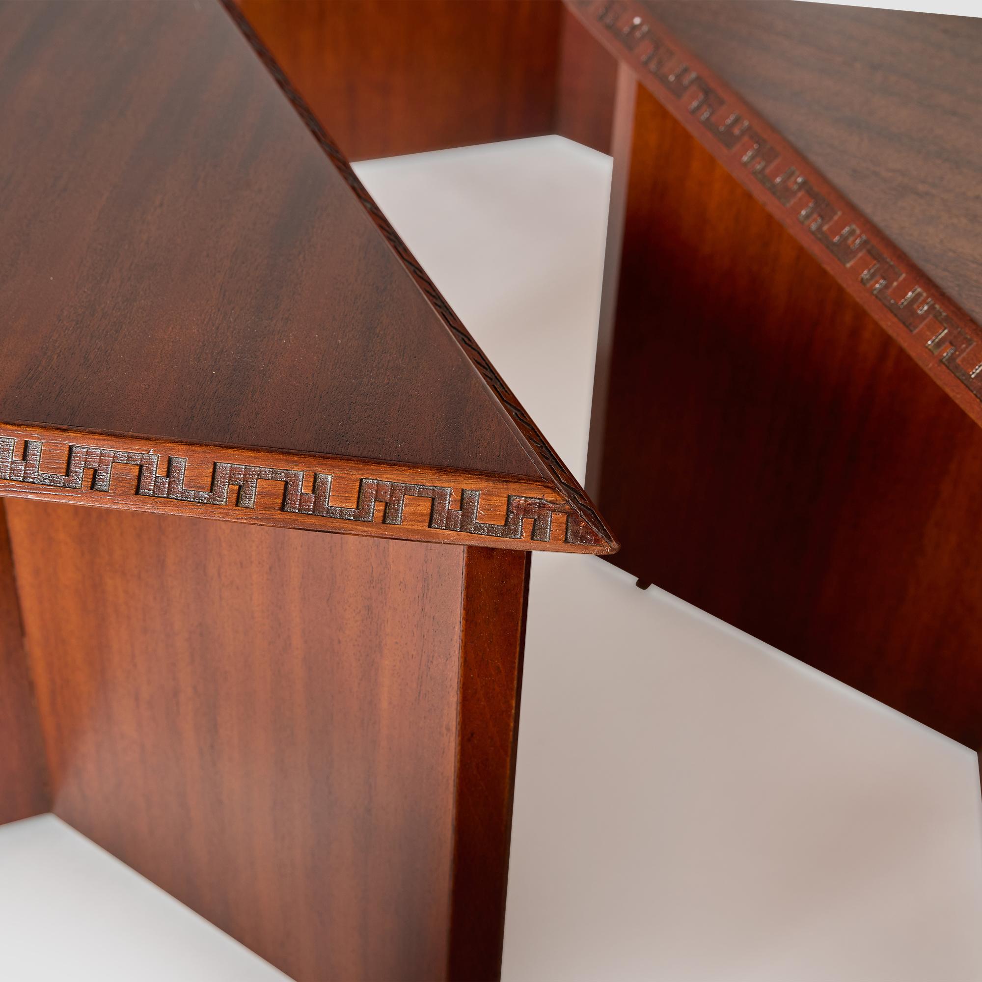 Taliesin Cocktail Table by Frank Lloyd Wright for Heritage Henredon For Sale 5