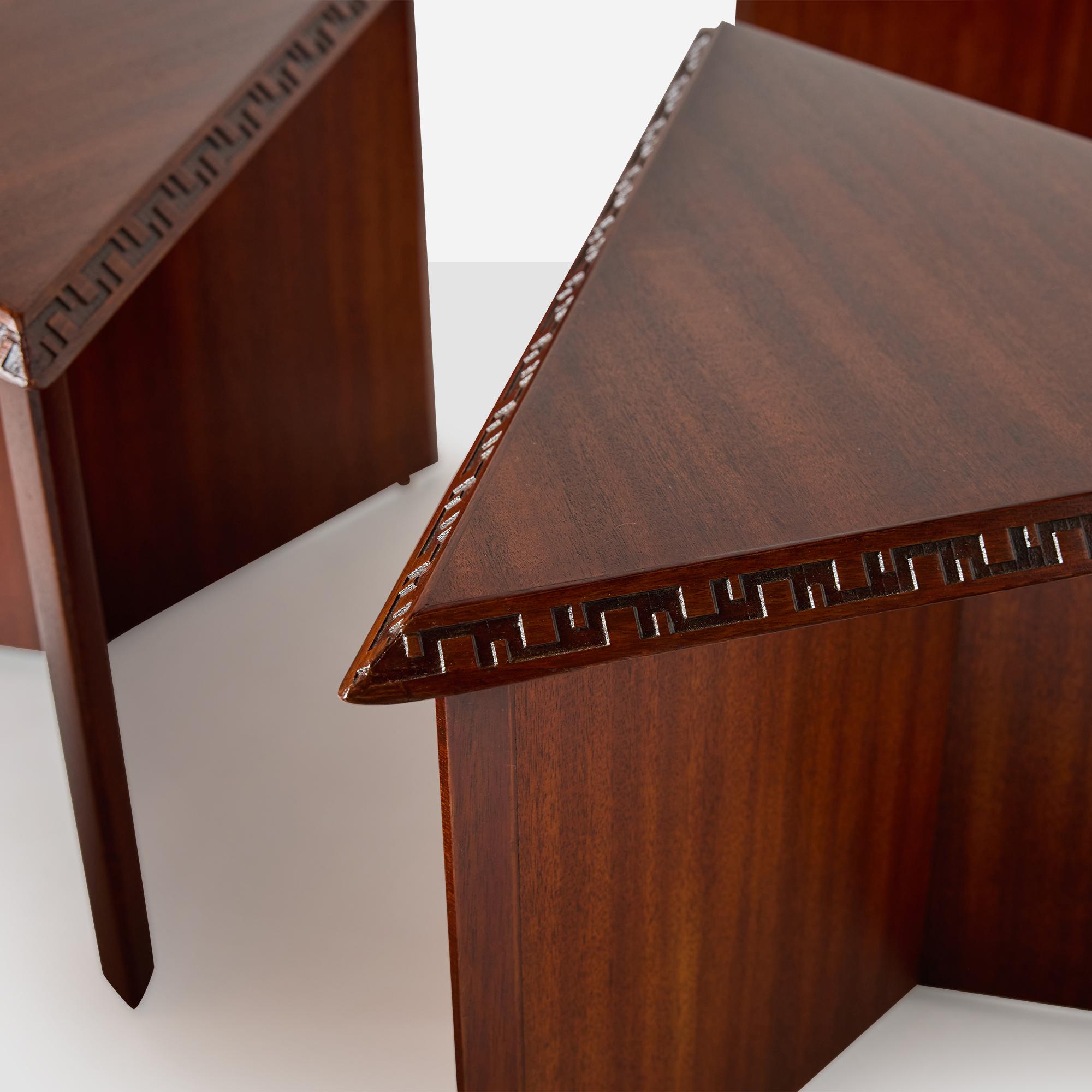 Taliesin Cocktail Table by Frank Lloyd Wright for Heritage Henredon For Sale 6