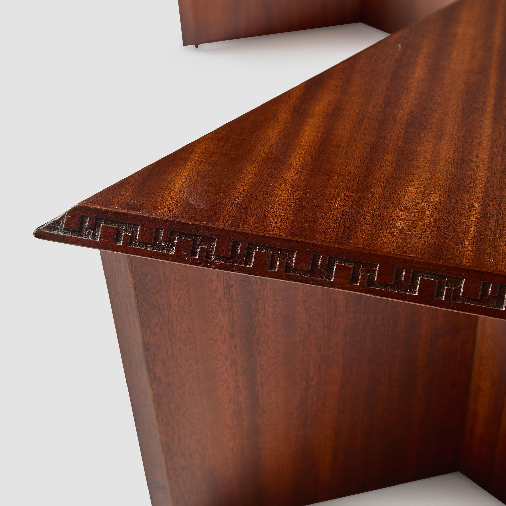 Taliesin Cocktail Table by Frank Lloyd Wright for Heritage Henredon For Sale 8