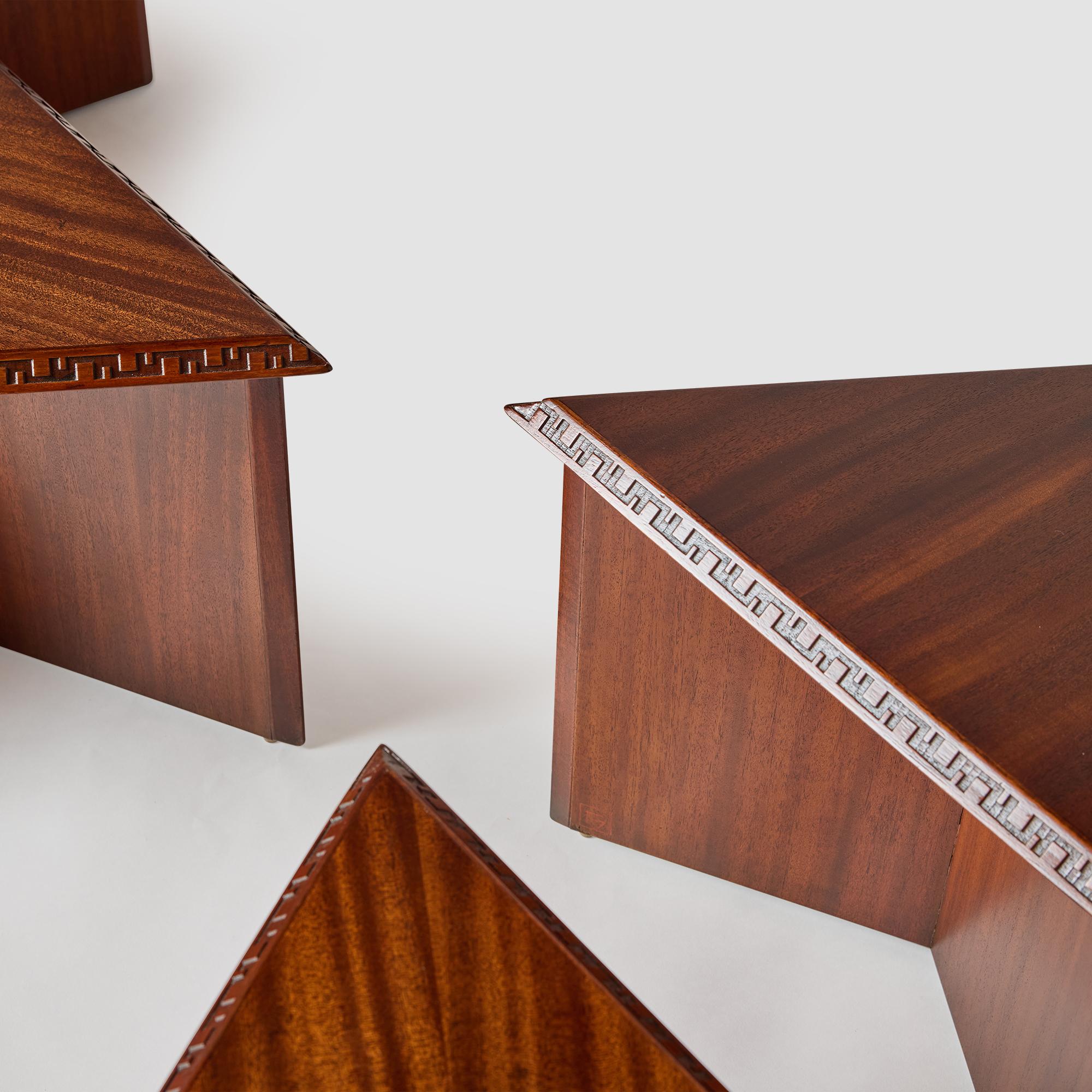 Taliesin Cocktail Table by Frank Lloyd Wright for Heritage Henredon For Sale 10