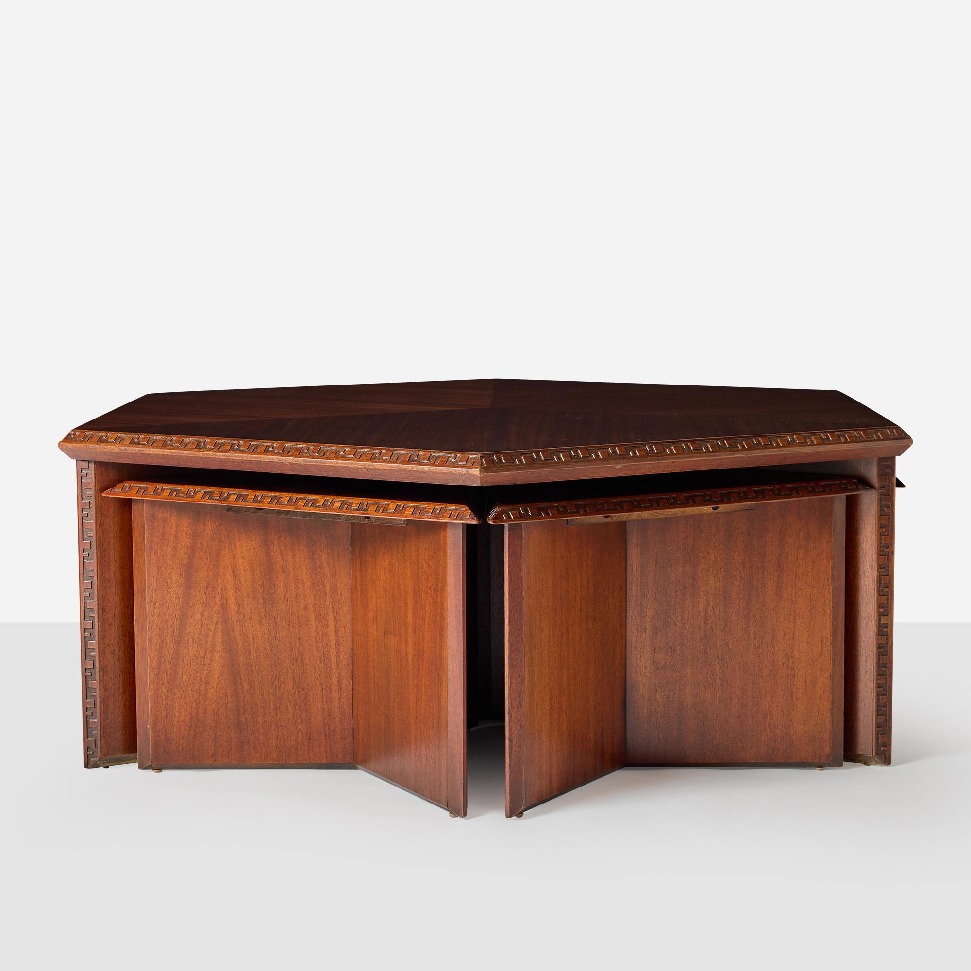 American Taliesin Cocktail Table by Frank Lloyd Wright for Heritage Henredon For Sale