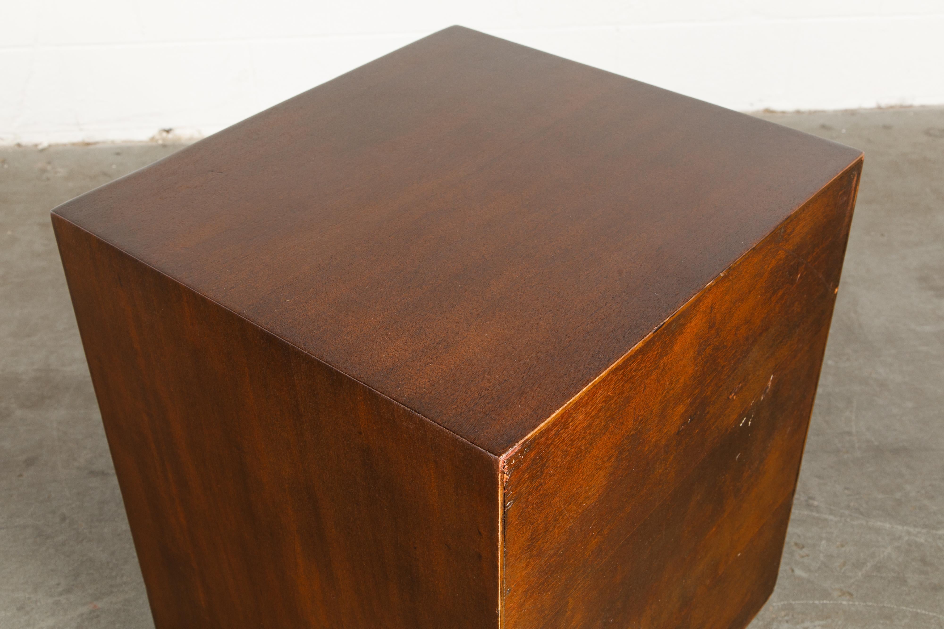 'Taliesin' Collection Mahogany Cabinet by Frank Lloyd Wright, 1955, Signed 7