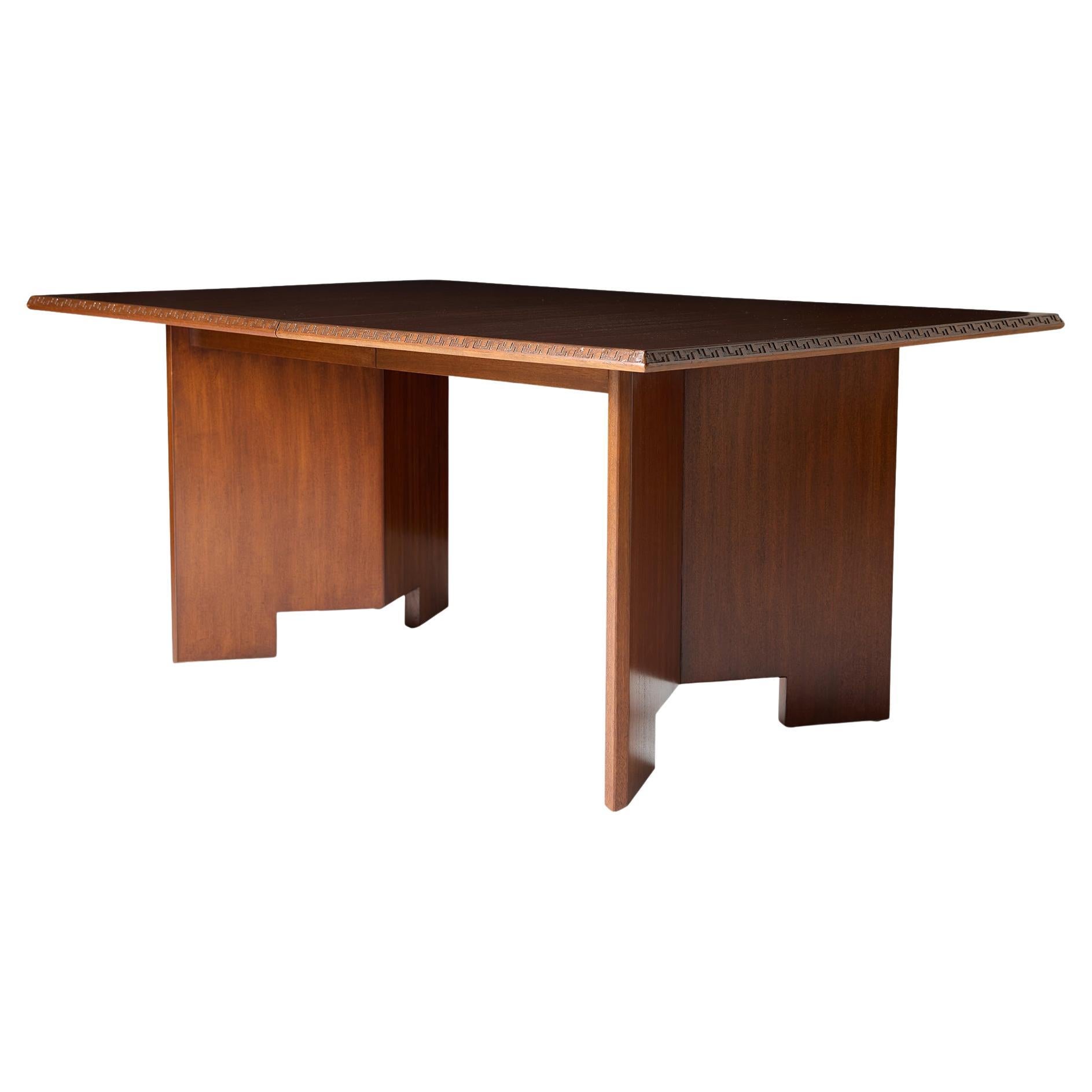 Taliesin Dining Table by Frank Lloyd Wright for Heritage-Henredon