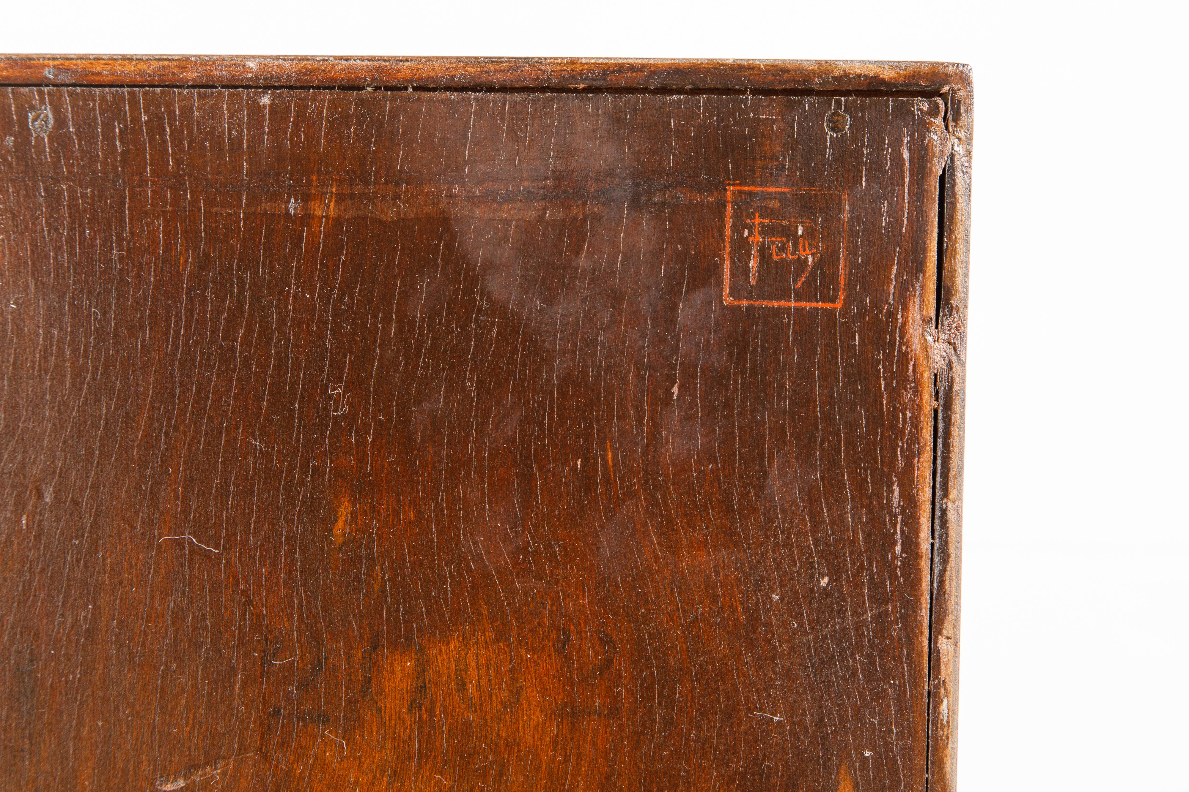 'Taliesin' Mahogany Chest of Drawers by Frank Lloyd Wright, 1955, Signed 5