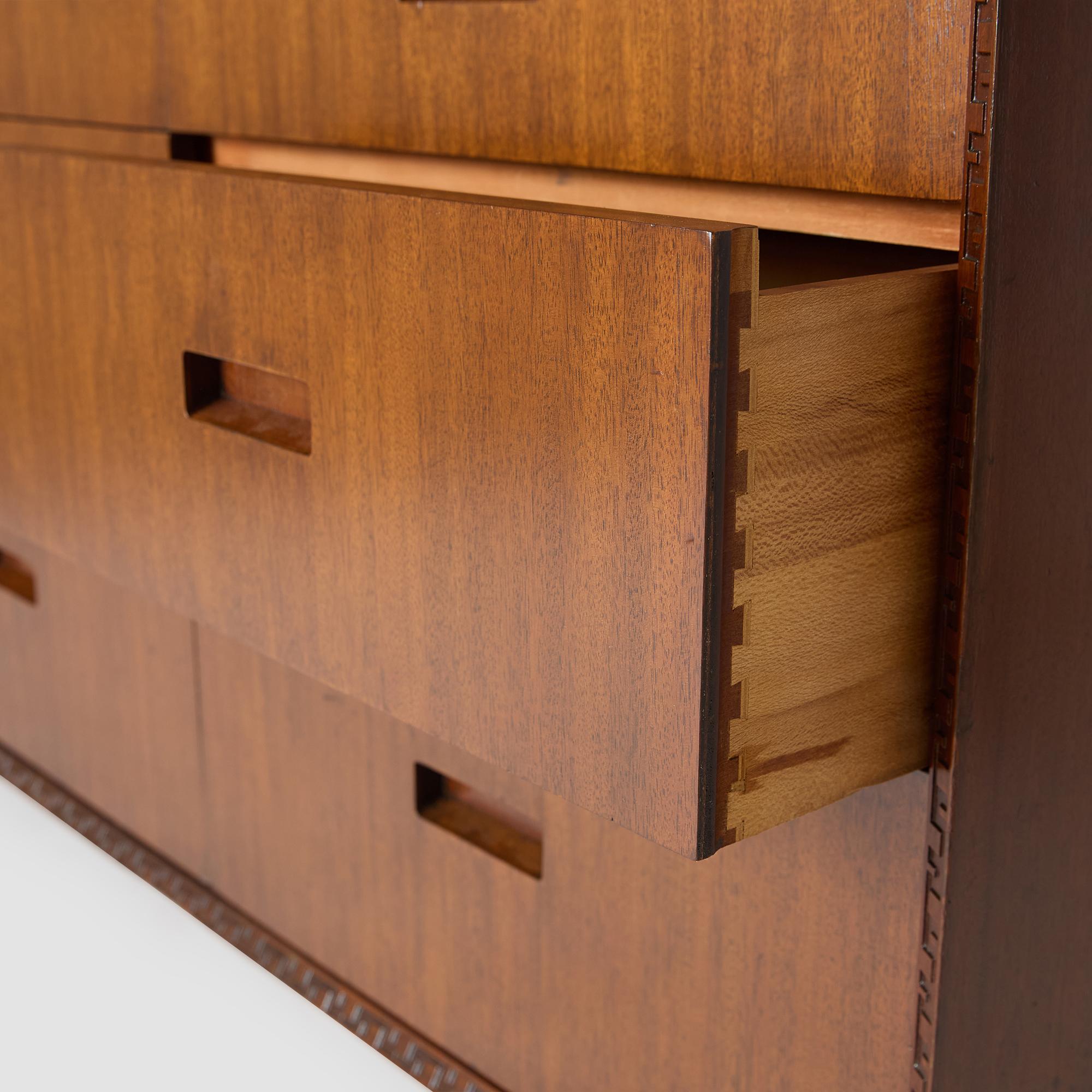 Credenza Taliesin in mogano di Frank Lloyd Wright in vendita 5