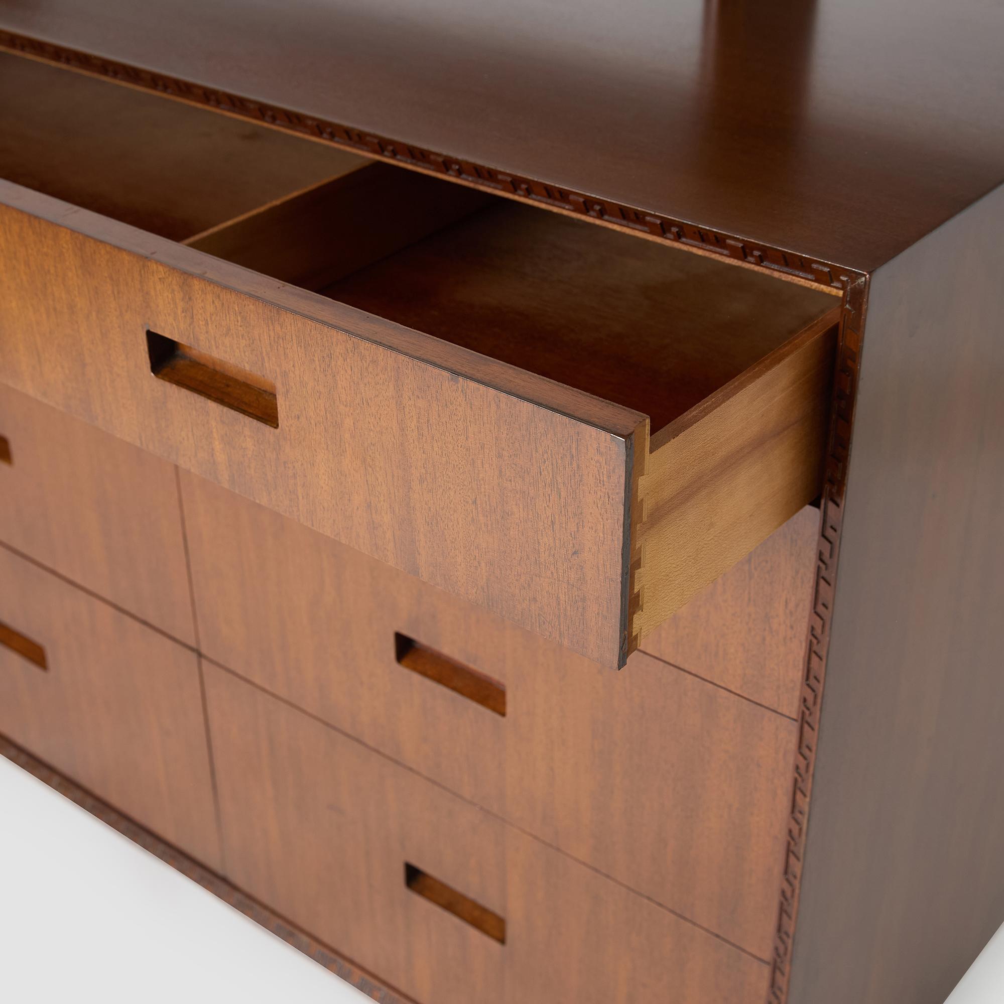 Credenza Taliesin in mogano di Frank Lloyd Wright in vendita 8