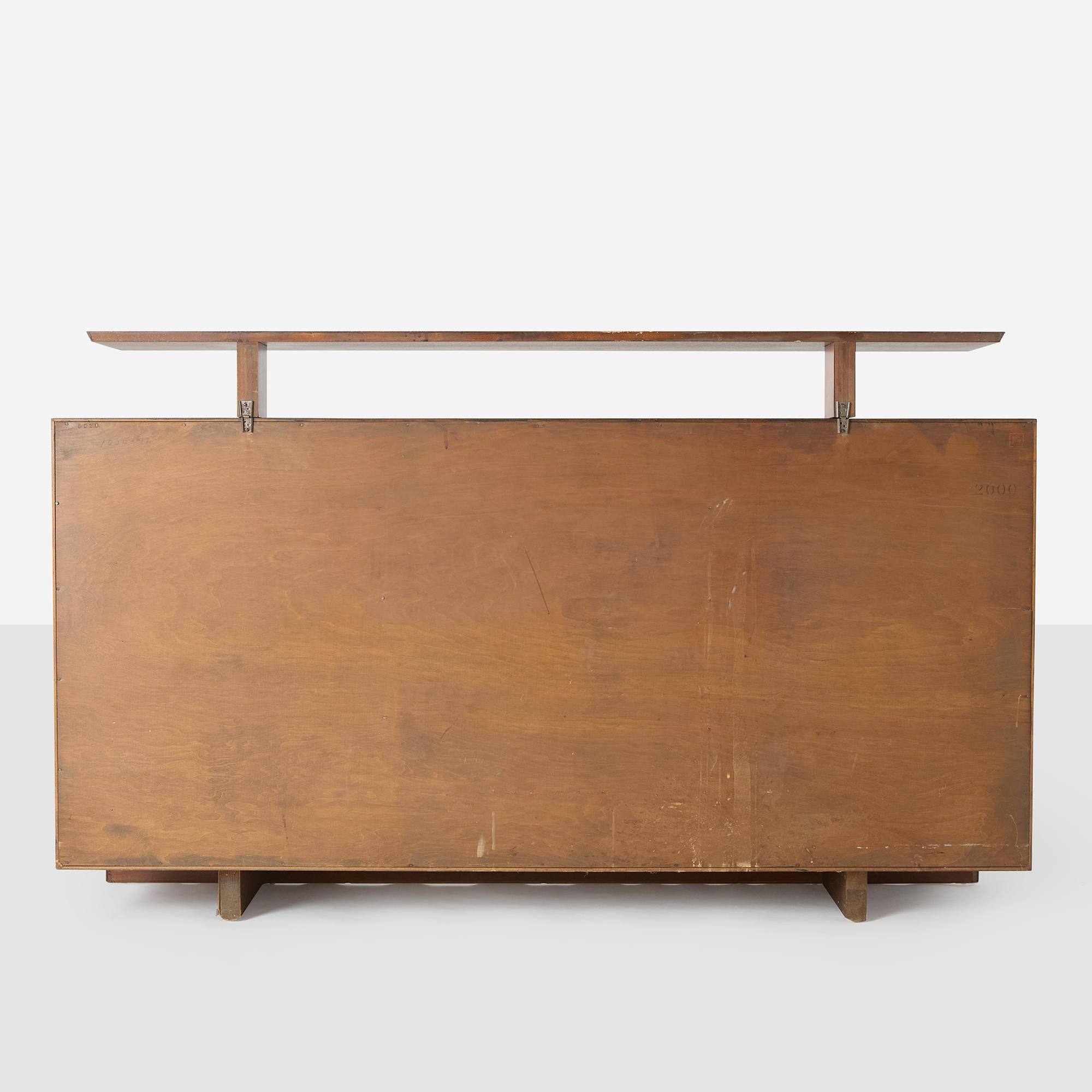 Metà XX secolo Credenza Taliesin in mogano di Frank Lloyd Wright in vendita