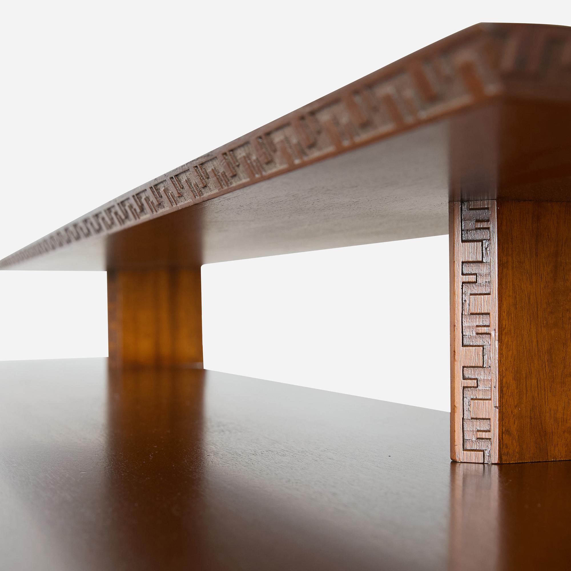 Credenza Taliesin in mogano di Frank Lloyd Wright in vendita 2