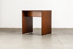 'Taliesin' Mahogany TV Dinner Table by Frank Lloyd Wright, 1955, Signed