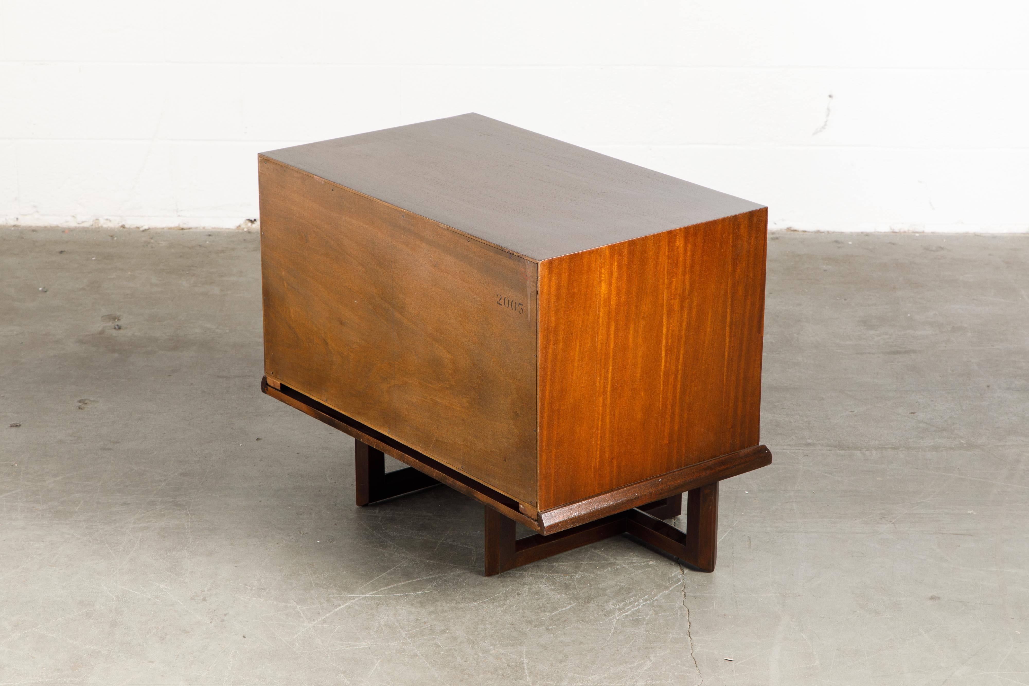 Mid-20th Century 'Taliesin' Model #2005 Special Cabinet by Frank Lloyd Wright, 1955, Signed For Sale