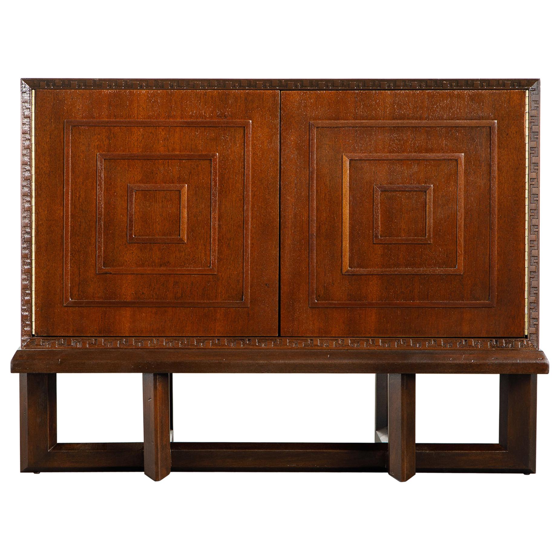 'Taliesin' Model #2005 Special Cabinet by Frank Lloyd Wright, 1955, Signed