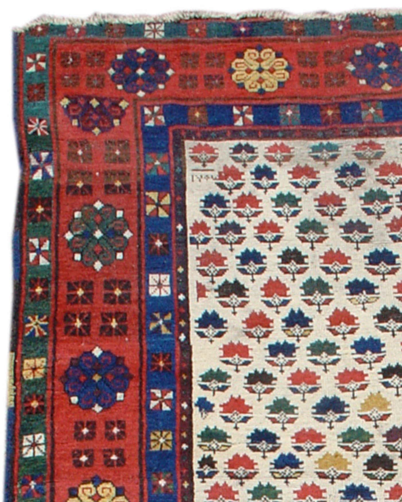 Talish Design In House Antique Talish Rug, 19th Century For Sale at 1stDibs