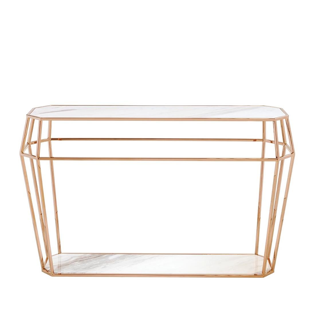 Contemporary Talisma Marble Console Table