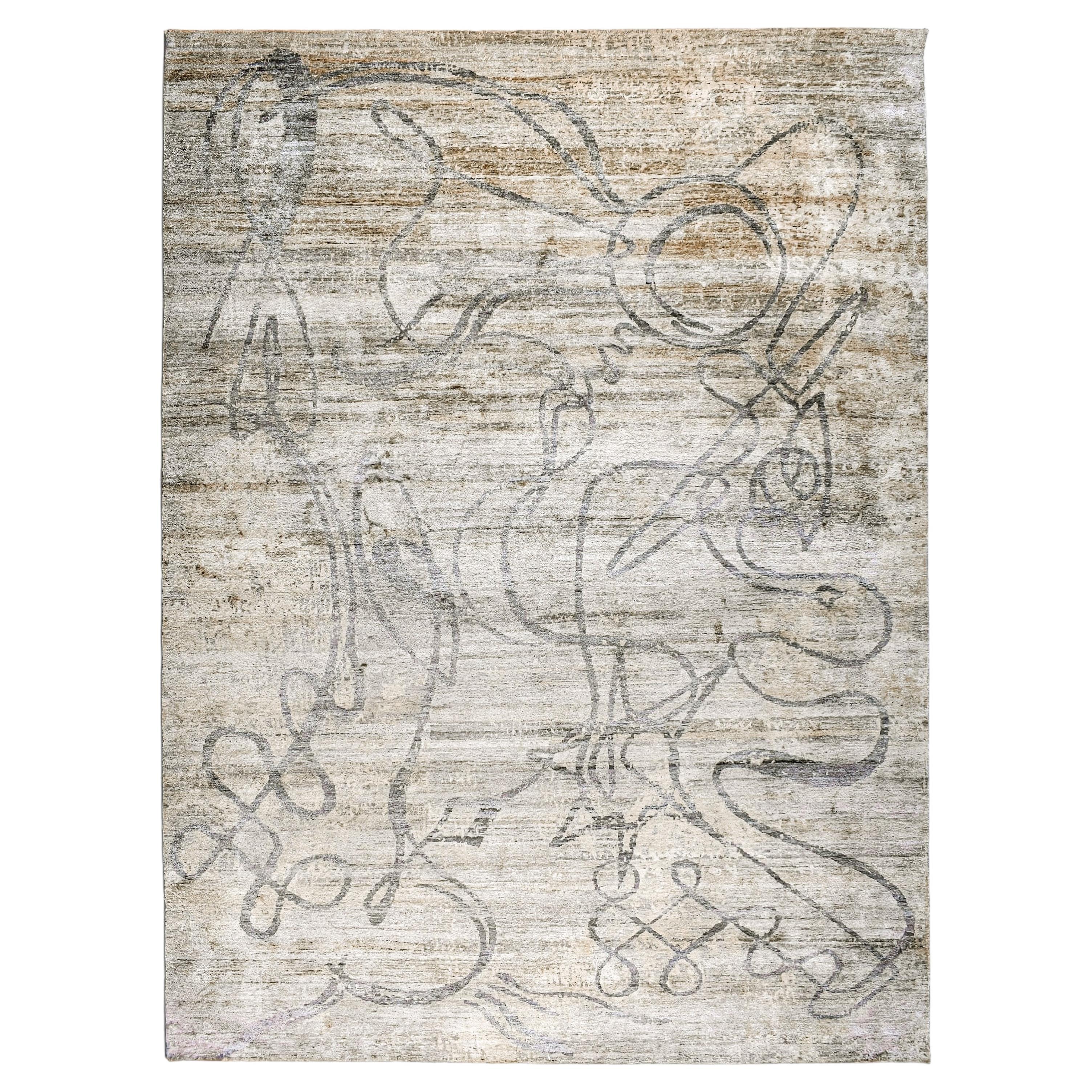 Talisman Carpet in Sari Silk, Viya by Vikram Goyal