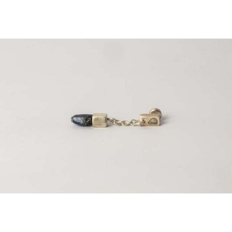 Talisman Dangle Earring (0.1 CT, Blue Sapphire, MA+DIA+SAP) In New Condition For Sale In Paris, FR