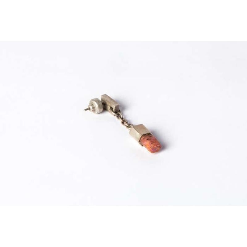 Talisman Dangle Earring (Ruby Crystal, DA+RC) For Sale 1