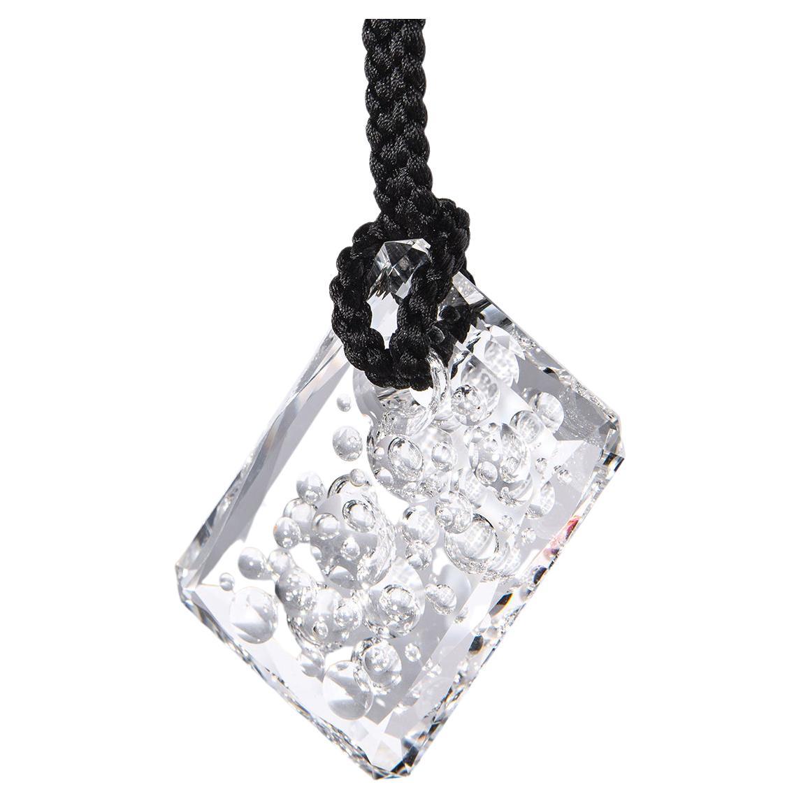 Talisman II Carved Rock Crystal Pendant Unique Amulet pendant healing gemstone For Sale 9