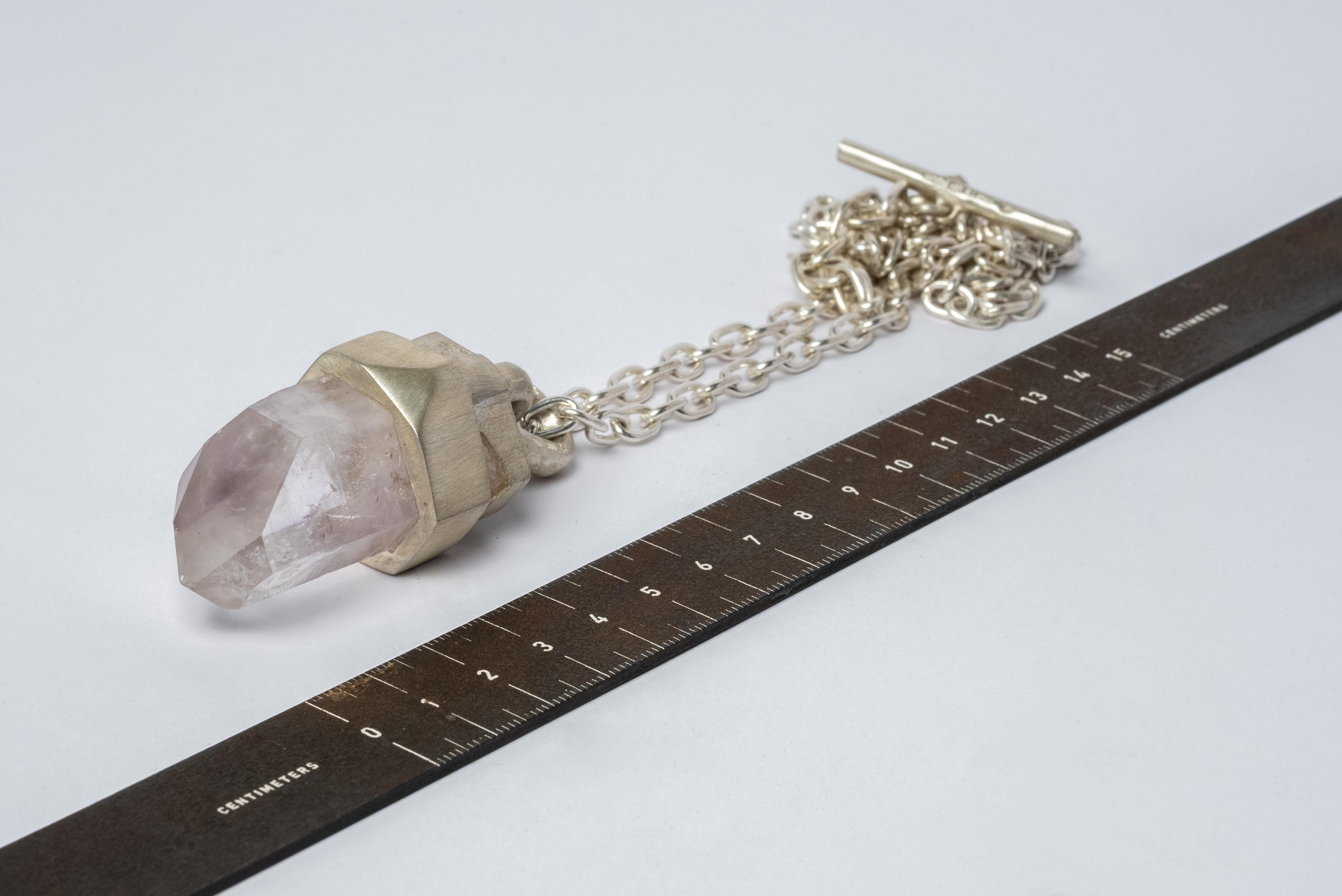 Talisman Necklace (Brace-Held, Healed, Amethyst, MA+AME) In New Condition For Sale In Paris, FR