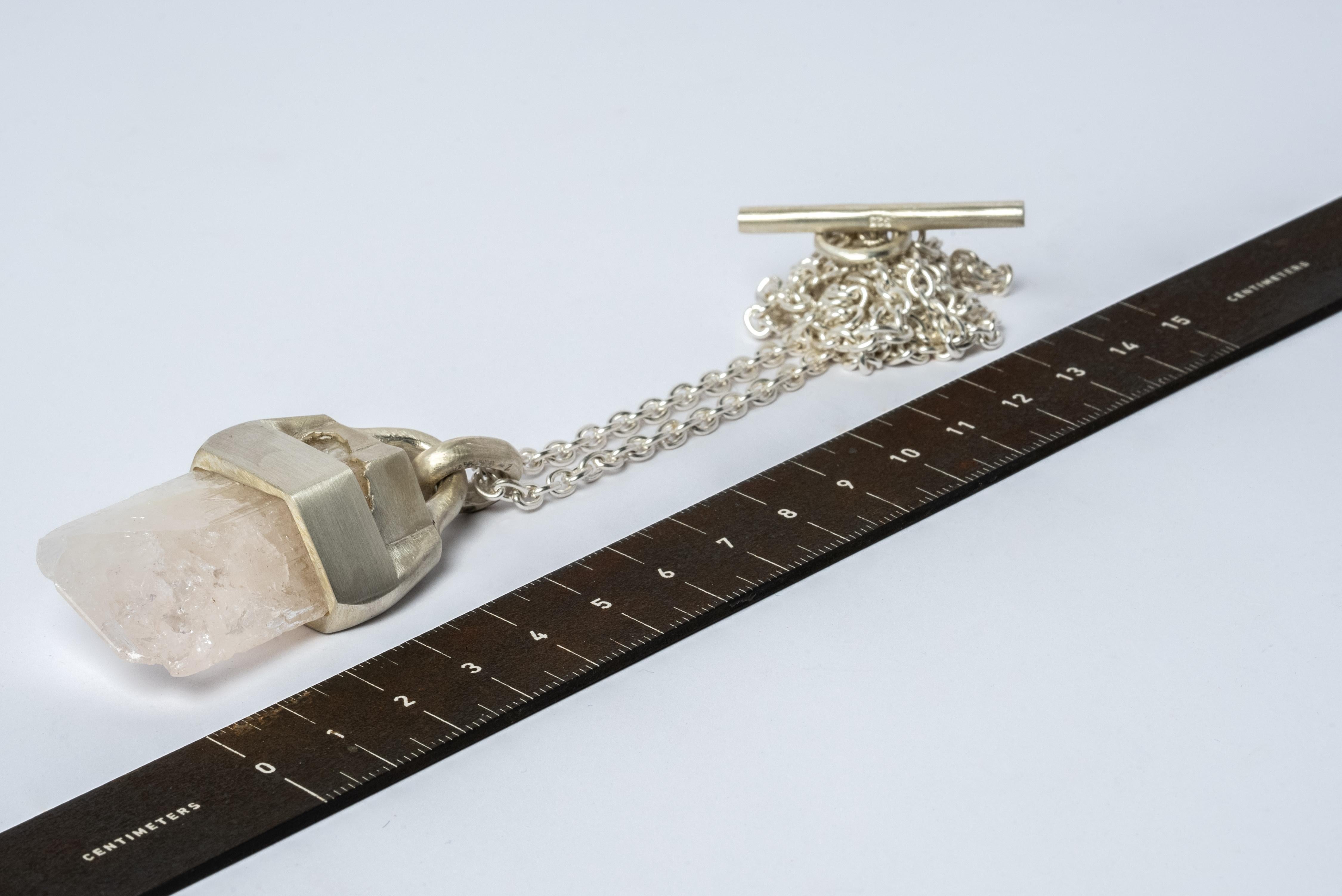 Talisman Necklace (Brace-Held, Healed, Danburite, MA+DAN) In New Condition For Sale In Hong Kong, Hong Kong Island
