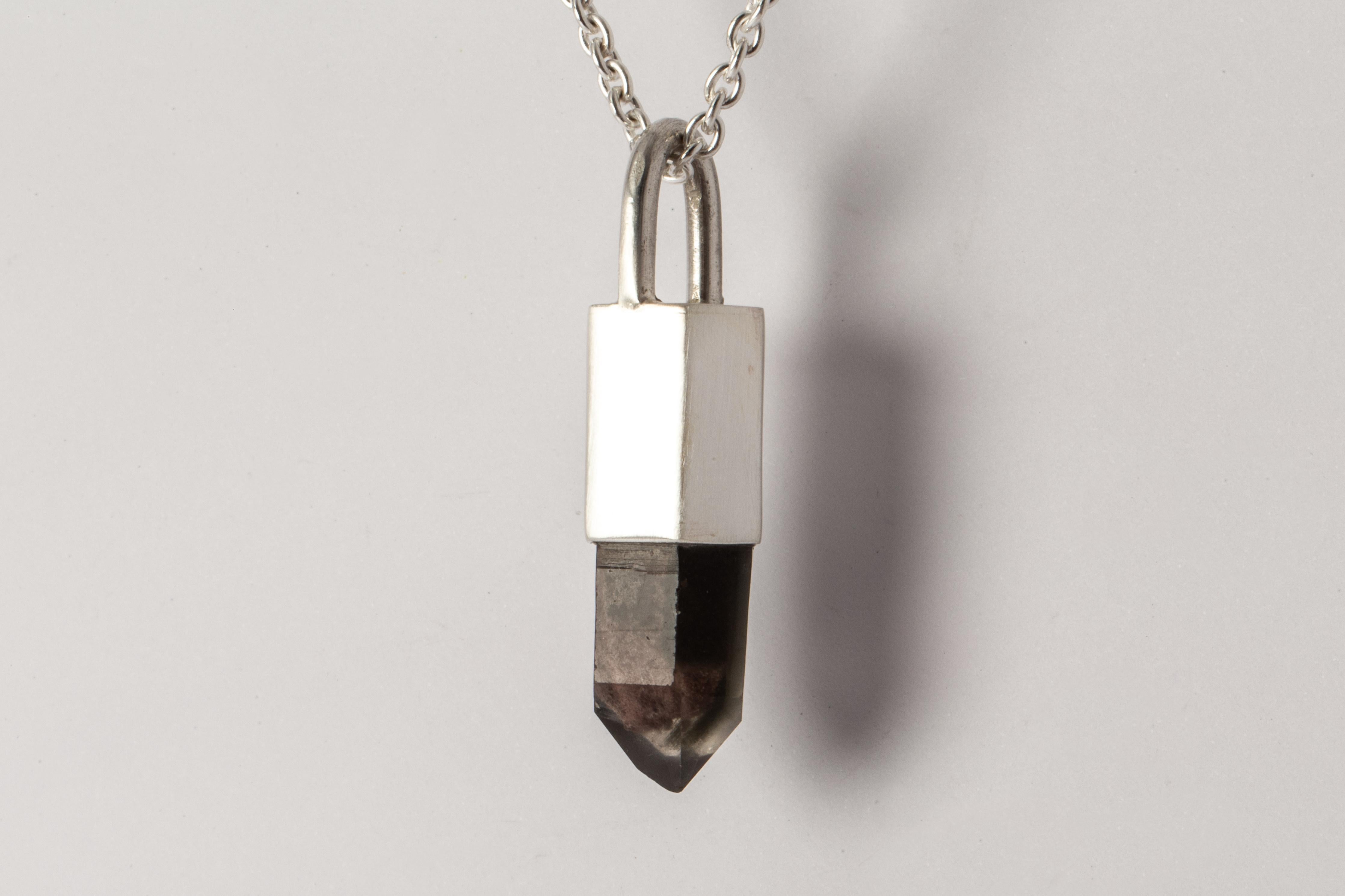 Hexagon Cut Talisman Necklace (Garden Quartz, MA+GQ) For Sale