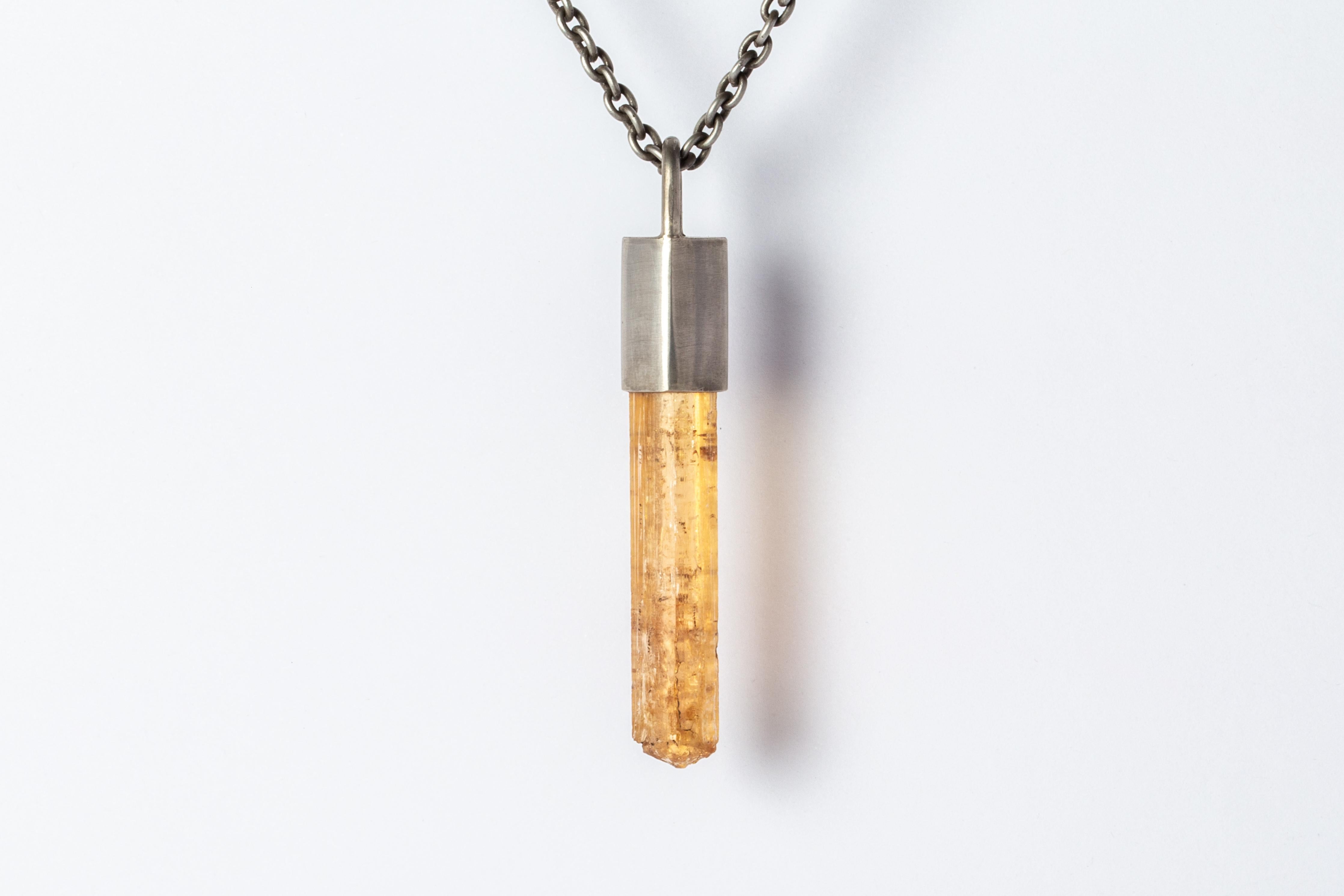 Talisman Necklace (Imperial Topaz, DA+ITOP) In New Condition For Sale In Paris, FR