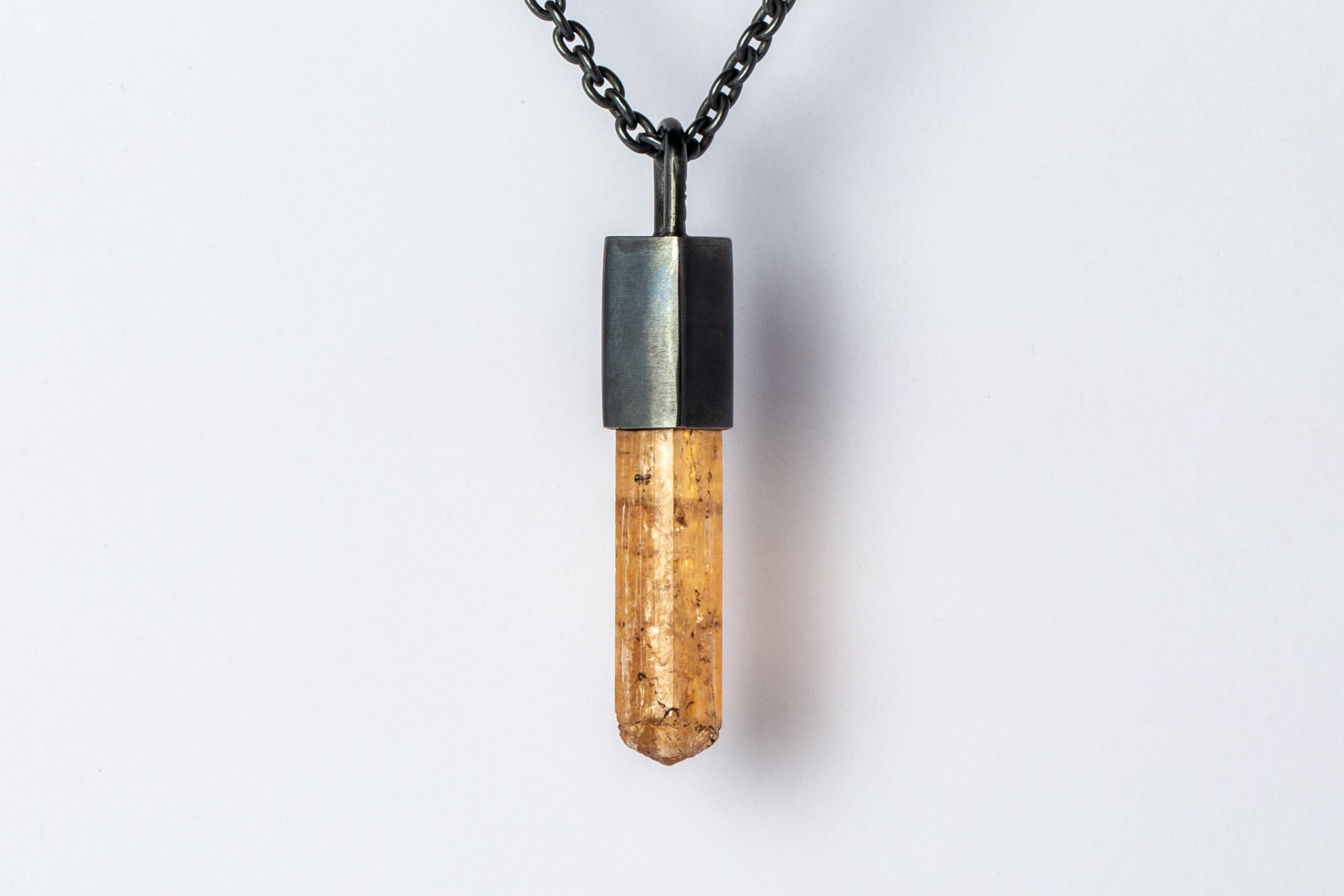 Talisman Necklace (Imperial Topaz, KA+ITOP) In New Condition For Sale In Paris, FR