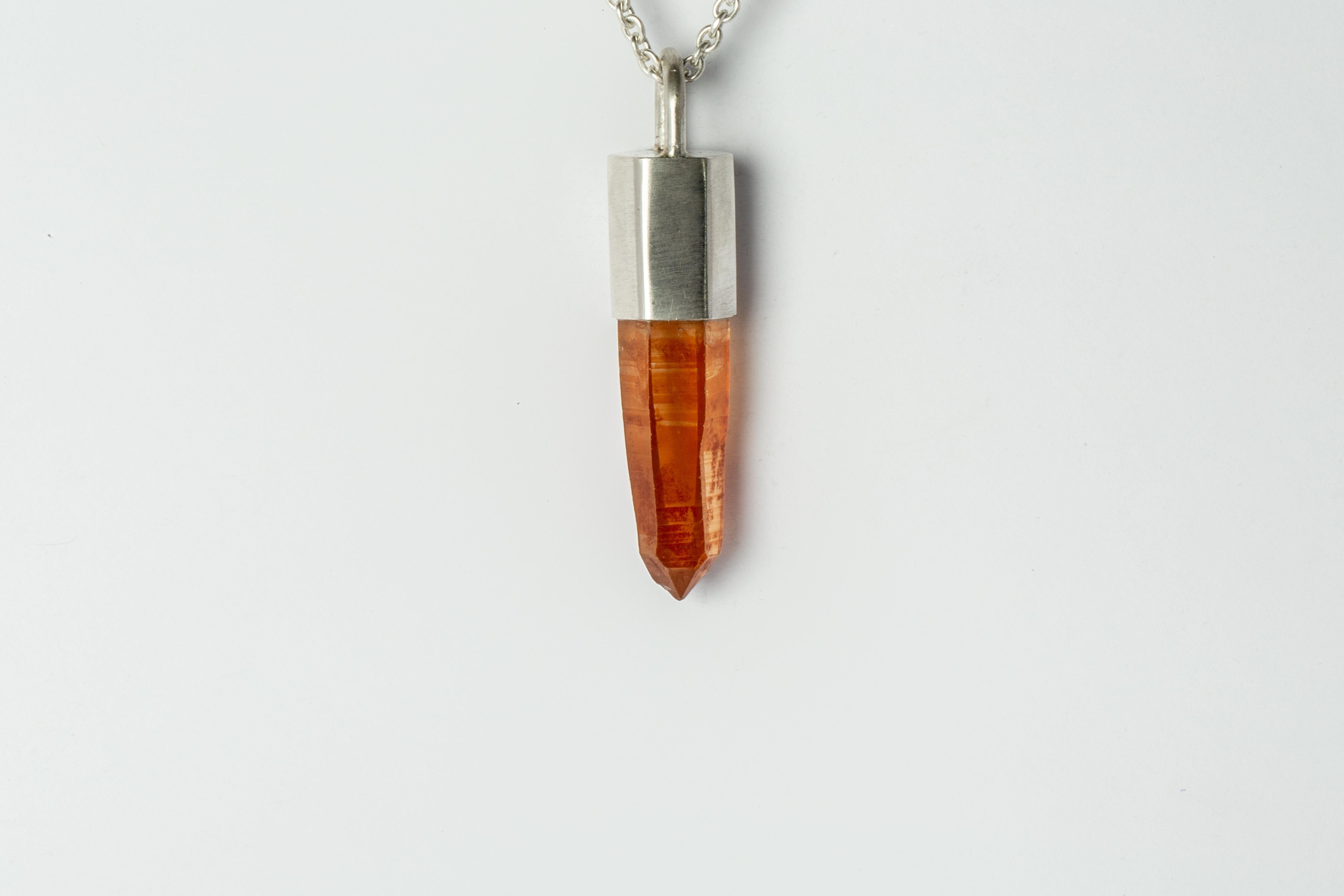 Talisman Necklace (Iron Quartz, MA+IRQ) In New Condition For Sale In Paris, FR