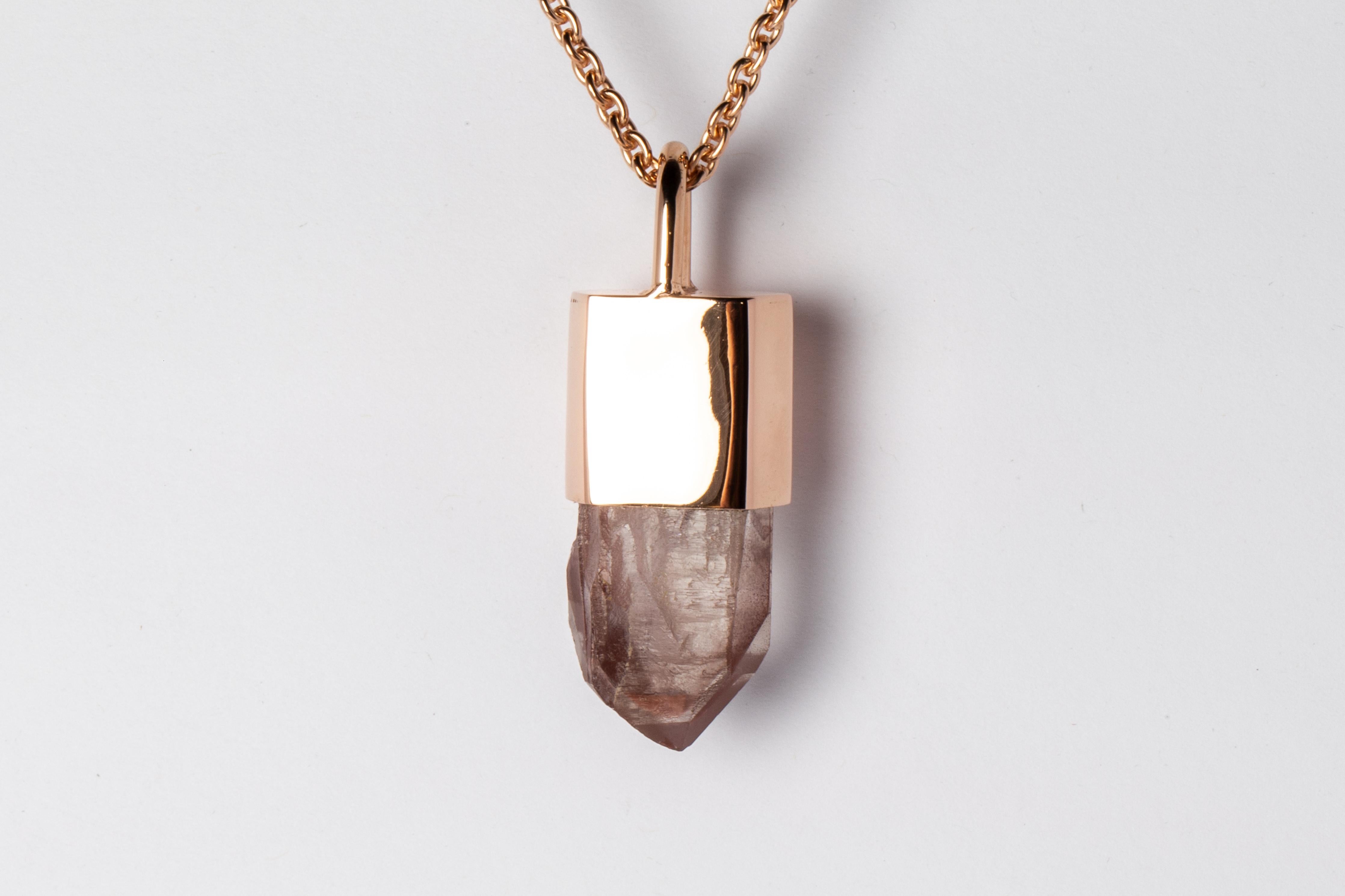Talisman Necklace (Iron Quartz, YM+YMA+IRQ) In New Condition For Sale In Paris, FR
