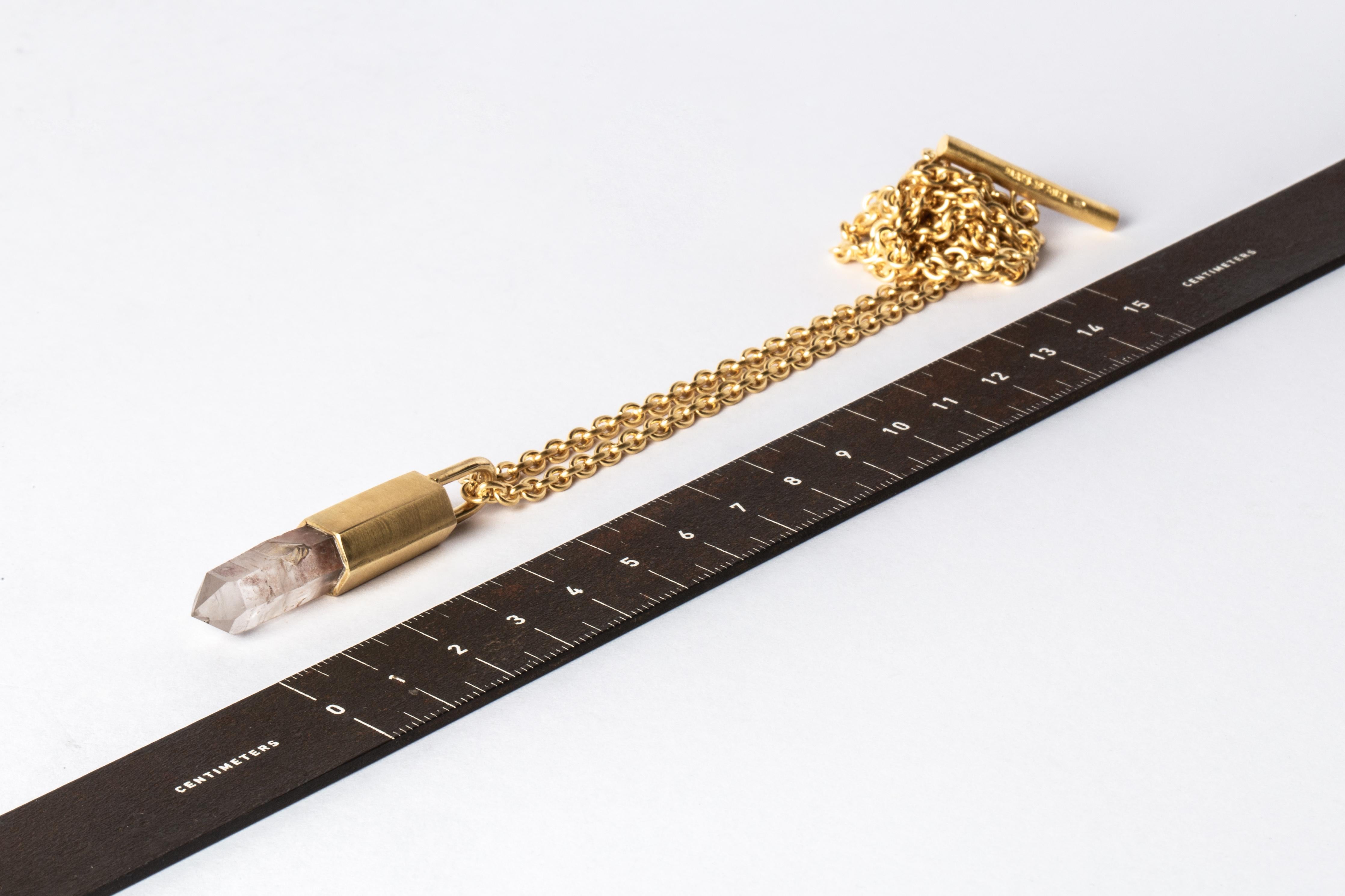 Collier talisman (MIsc. Quartz, DG+DGA+QQ) en vente 3