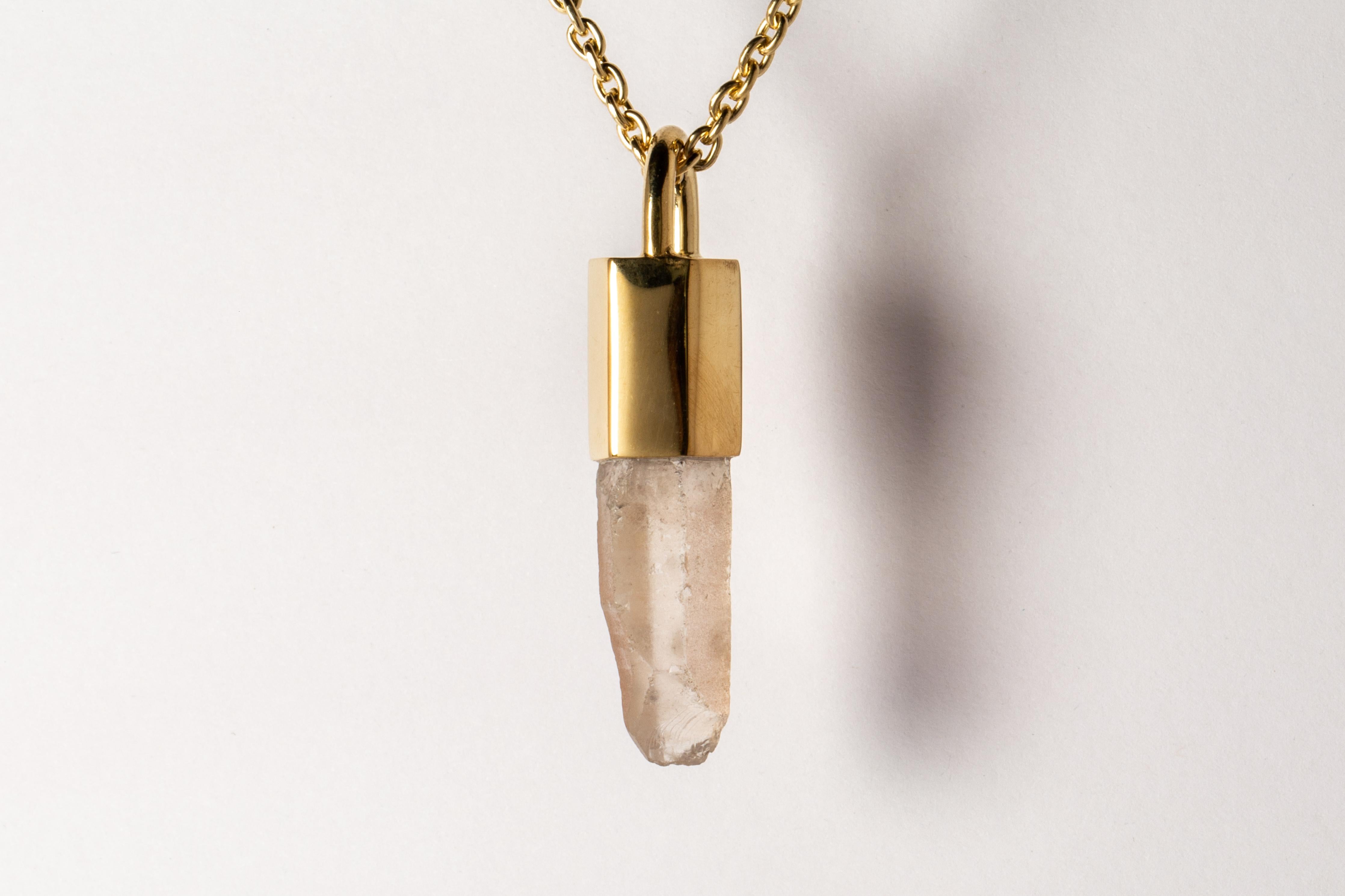 Talisman Necklace (Misc. Quartz, YG+YGA+QQ) In New Condition For Sale In Hong Kong, Hong Kong Island