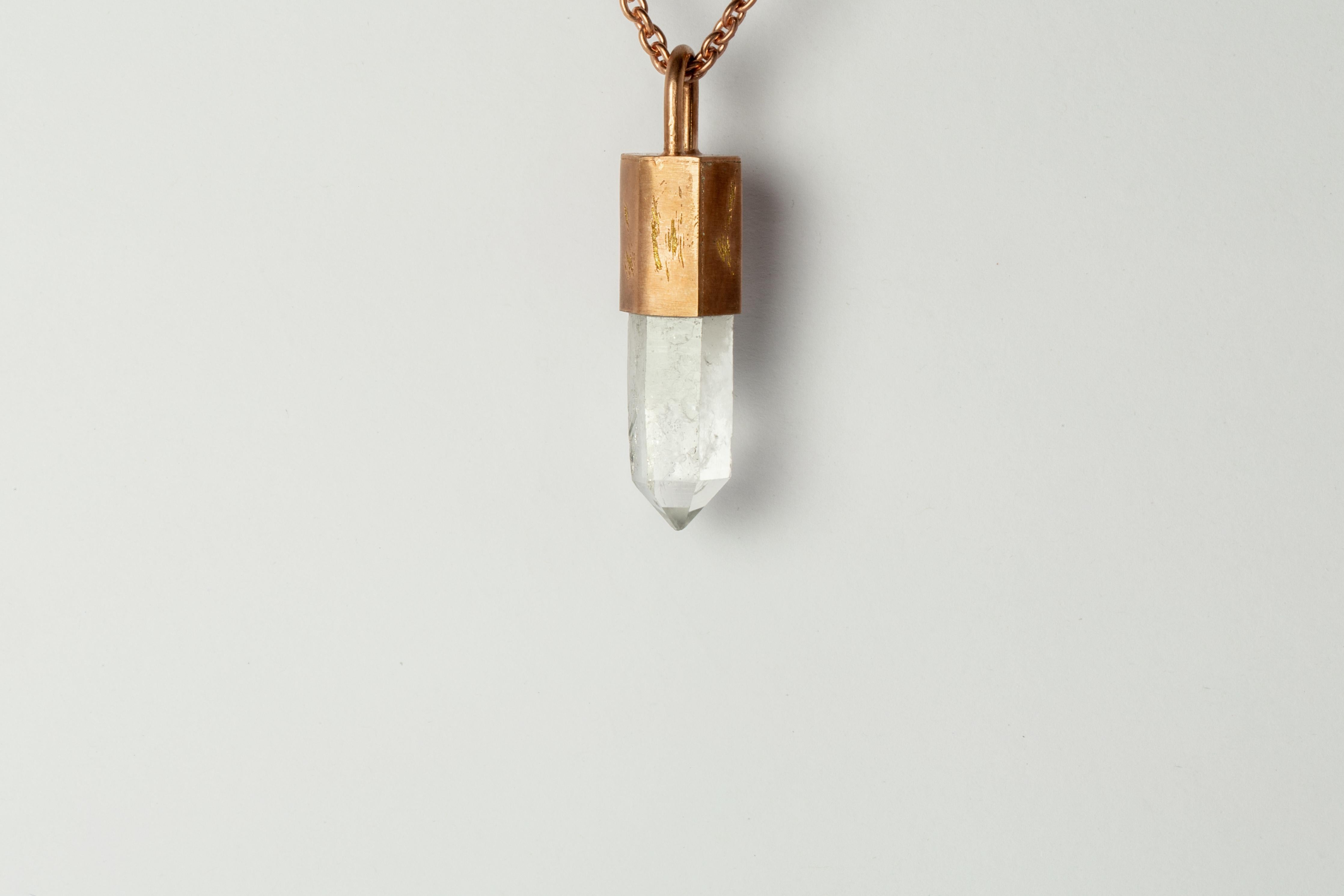 Talisman Necklace (Mondo Quartz, AM+AMA+QQ) In New Condition For Sale In Paris, FR