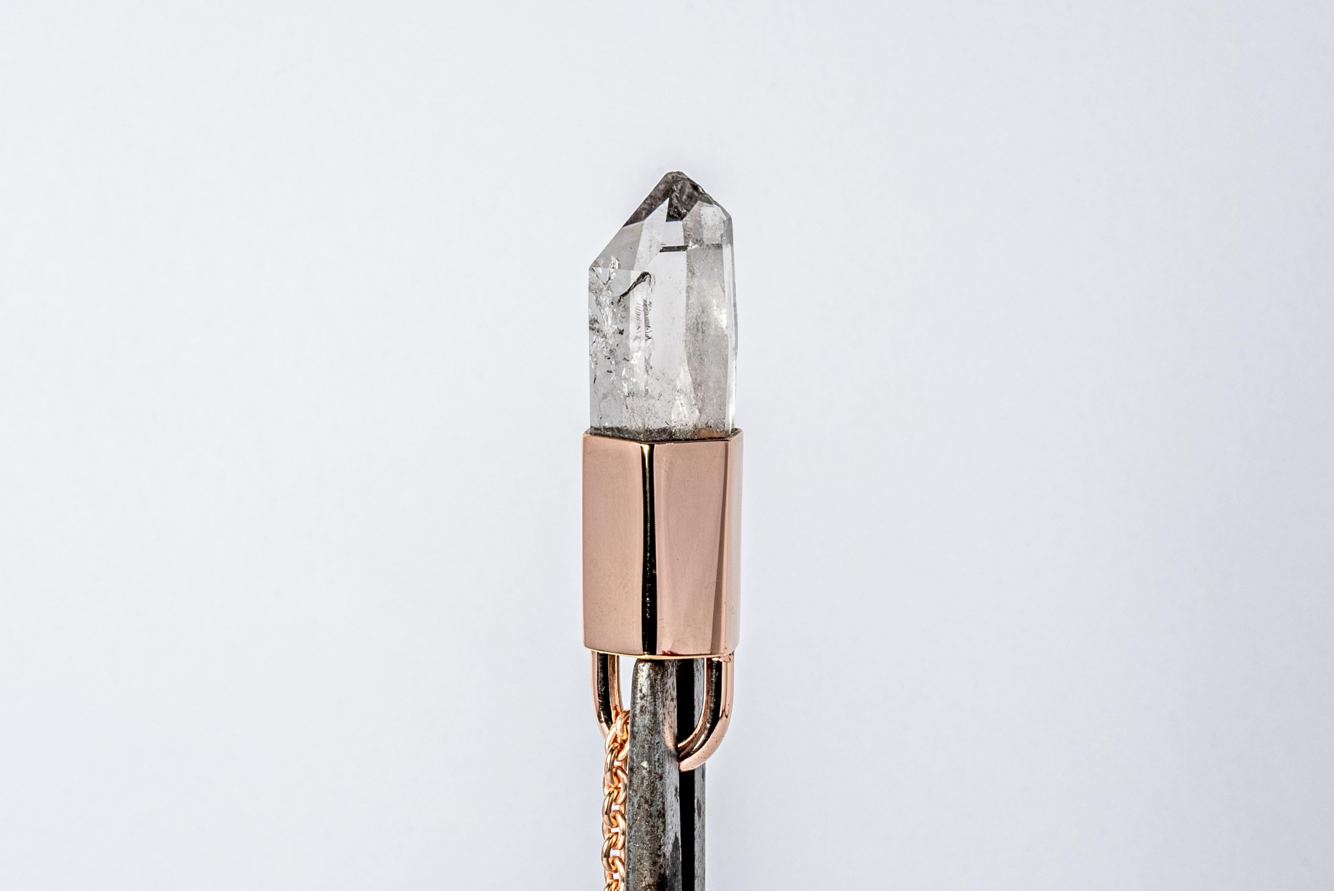 Talisman Necklace (Mondo Quartz, YM+YMA+QQ) In New Condition For Sale In Paris, FR