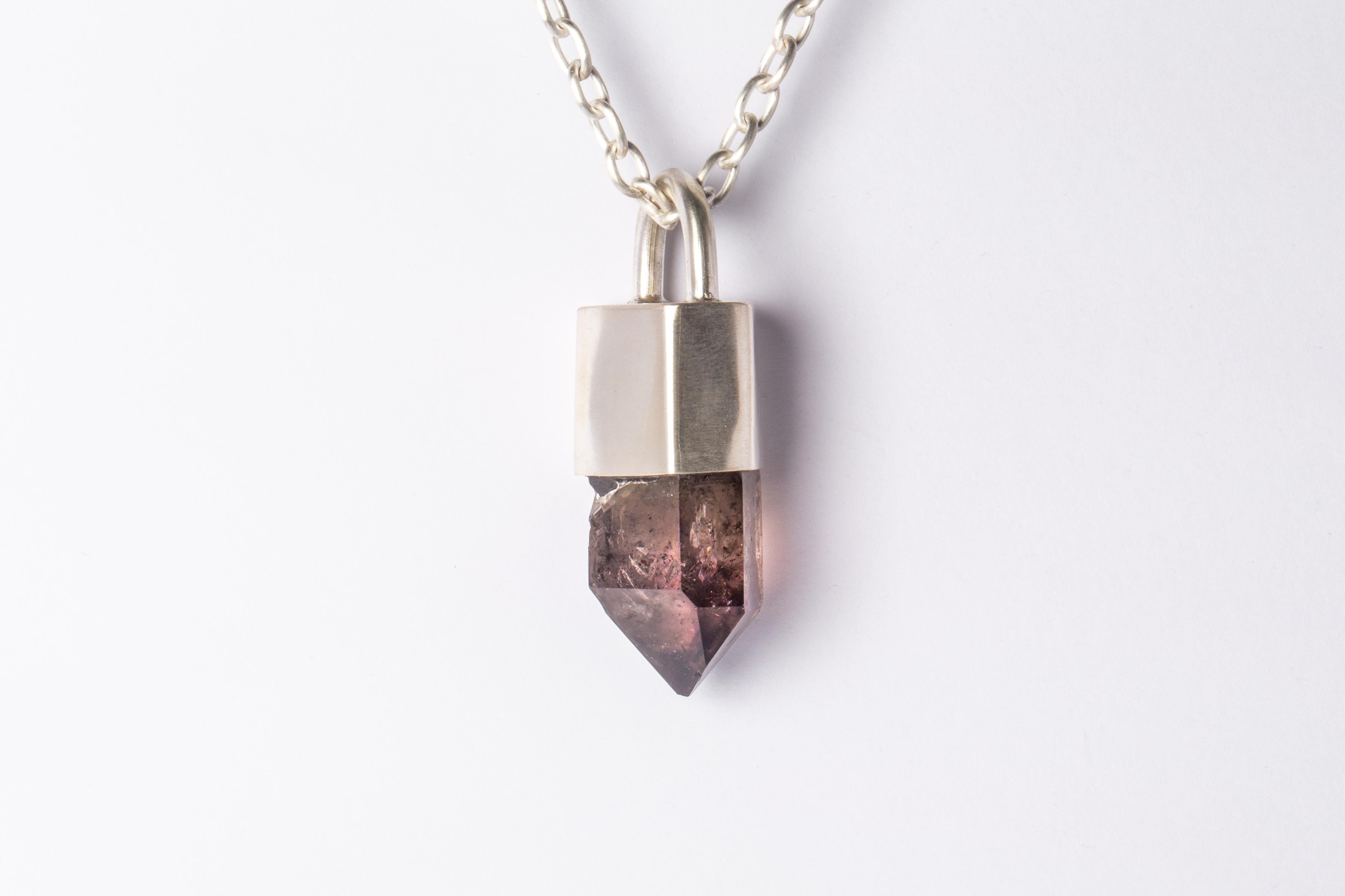 Talisman Necklace (Shangaan Amethyst, MA+SAM) In New Condition For Sale In Paris, FR