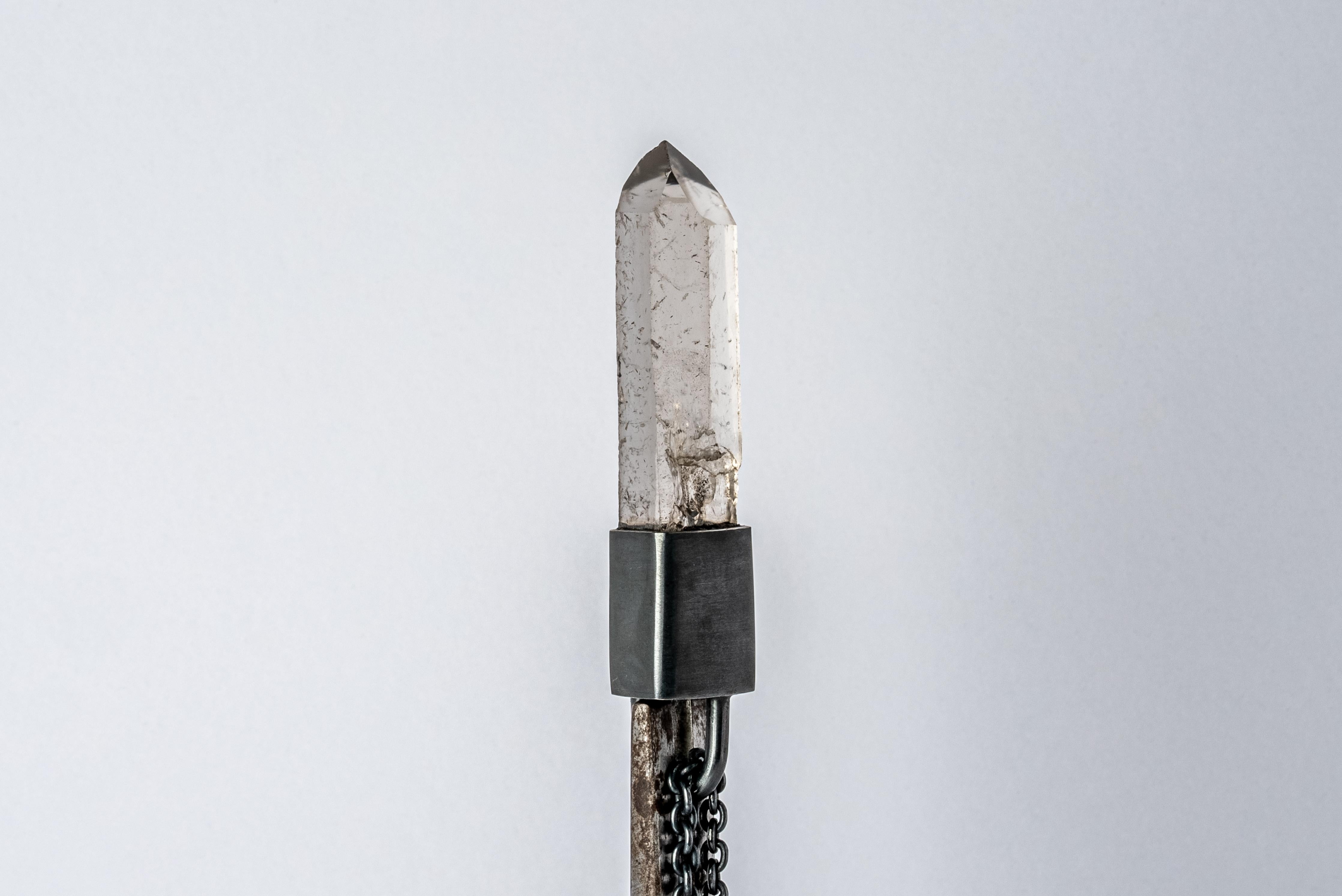 Collier talisman (quartz fumé, KA+SQ) Neuf - En vente à Hong Kong, Hong Kong Island