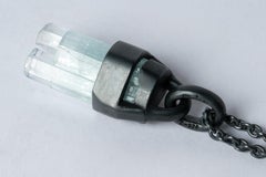 Talisman Necklace SPECIMEN (Brace-Held, Healed, Aquamarine, KA+AQU)