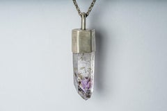 Talisman Necklace SPECIMEN (Brandberg Amethyst Quartz, DA+BAQ)