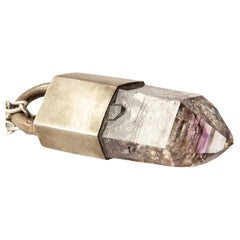 Talisman Necklace SPECIMEN (Brandberg Amethyst Quartz, DA+BAQ)