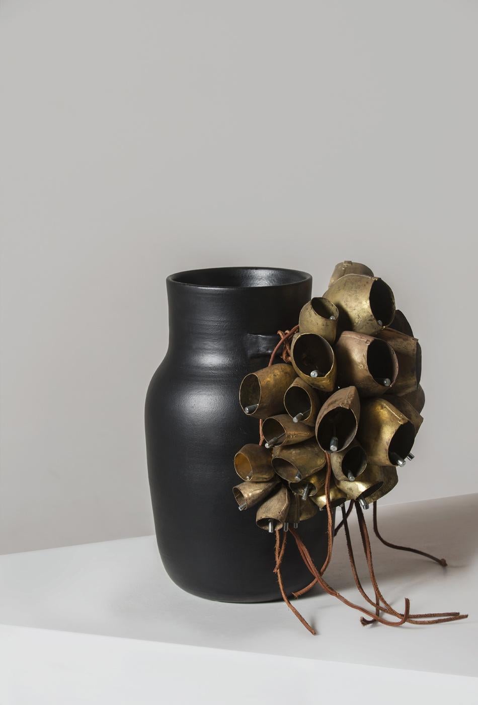 Turned Talisman Vase by Sam Baron celebrates the Archaic Rituals of Sardinia For Sale