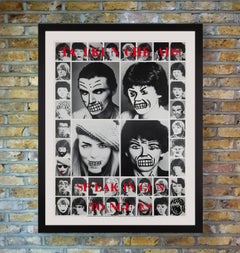 Talking Heads 'Speaking in Tongues' Original Vintage US Promotional Poster, 1983