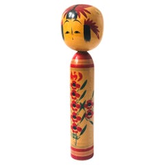 Muñeca Kokeshi japonesa alta de 12