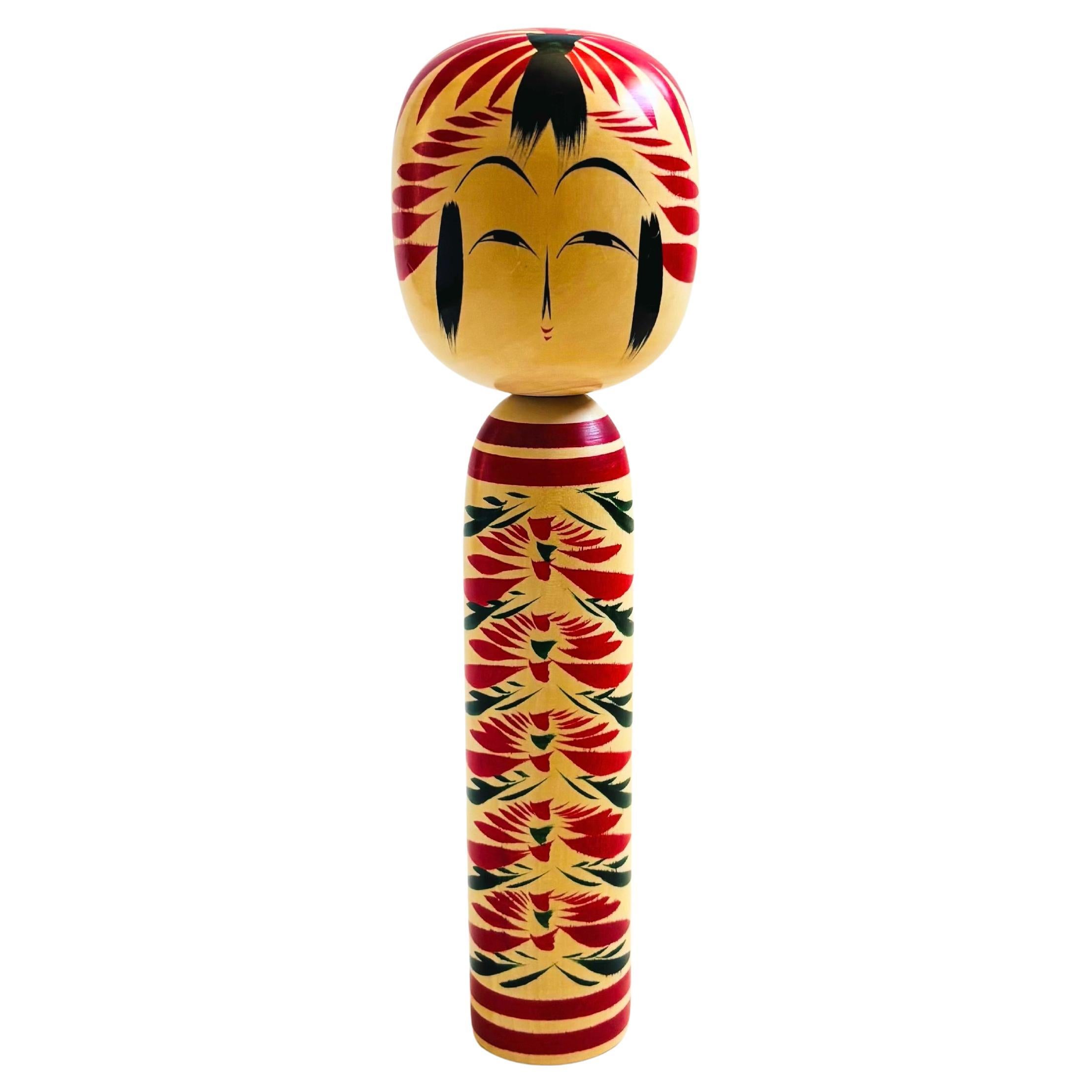 Tall 12" Japanese Kokeshi Doll
