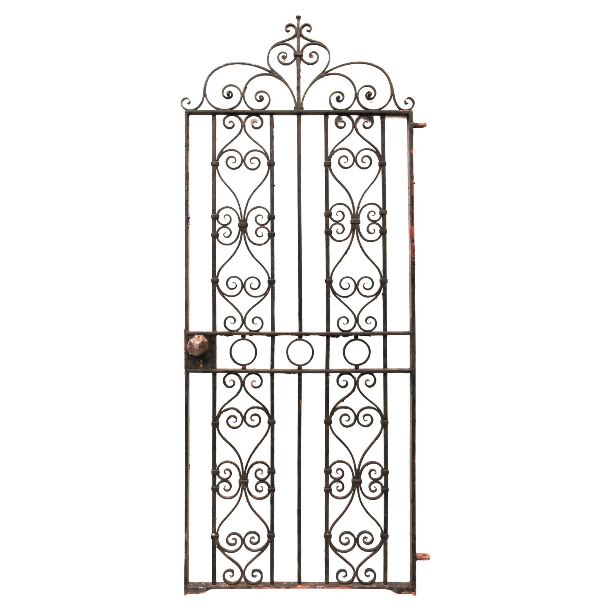 Tall 1930s Edwardian Style Garden Gate For Sale