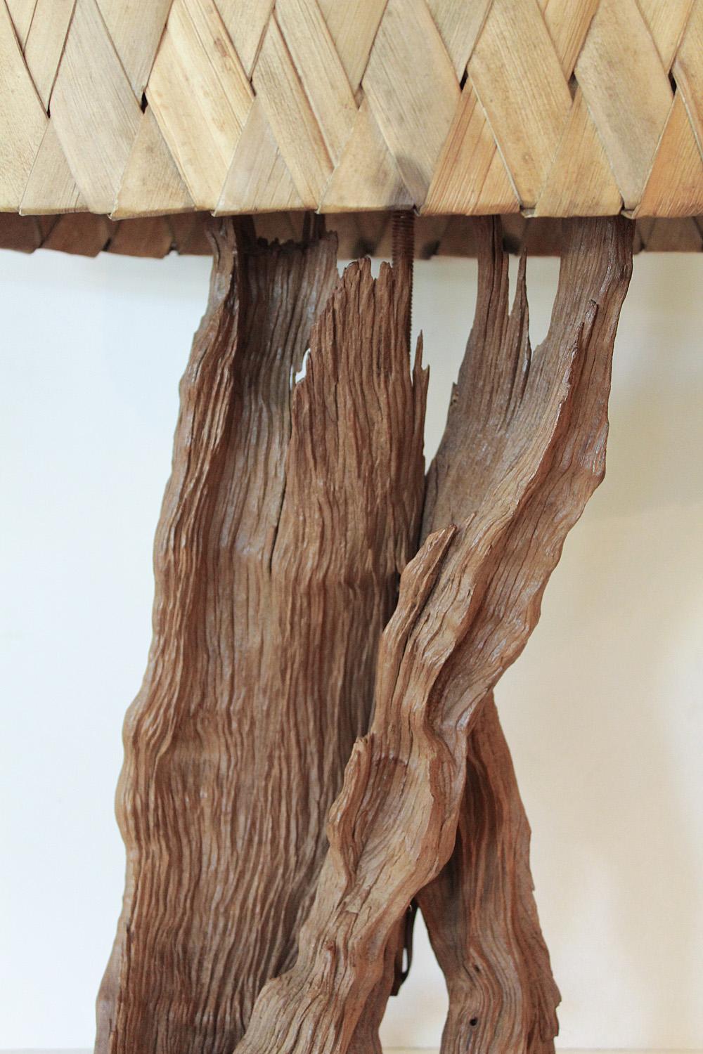driftwood table lamp next