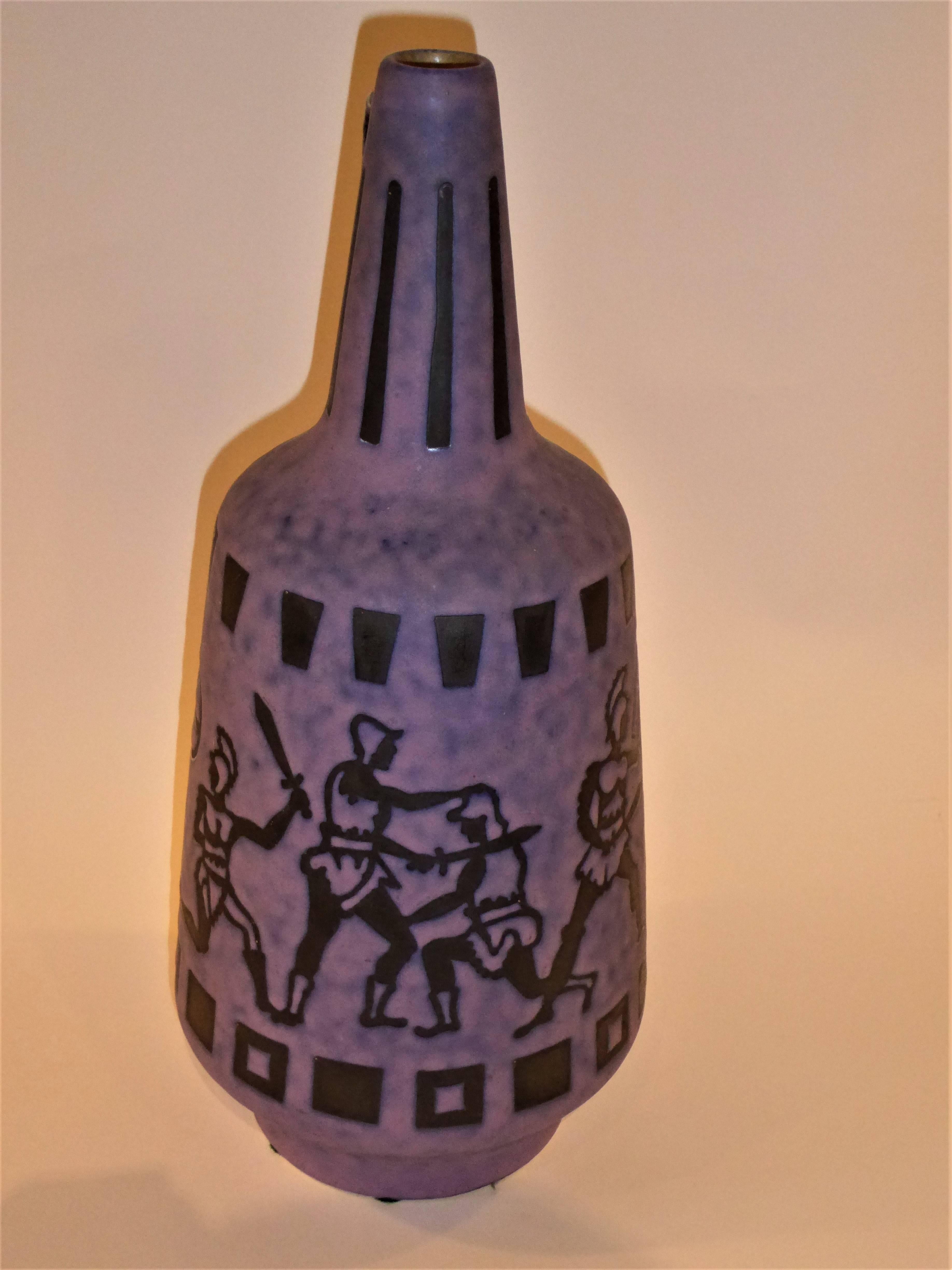 Mid-20th Century Tall 1960s Jopeko Keramik Vase Ewer Germany Mid-Century Modern