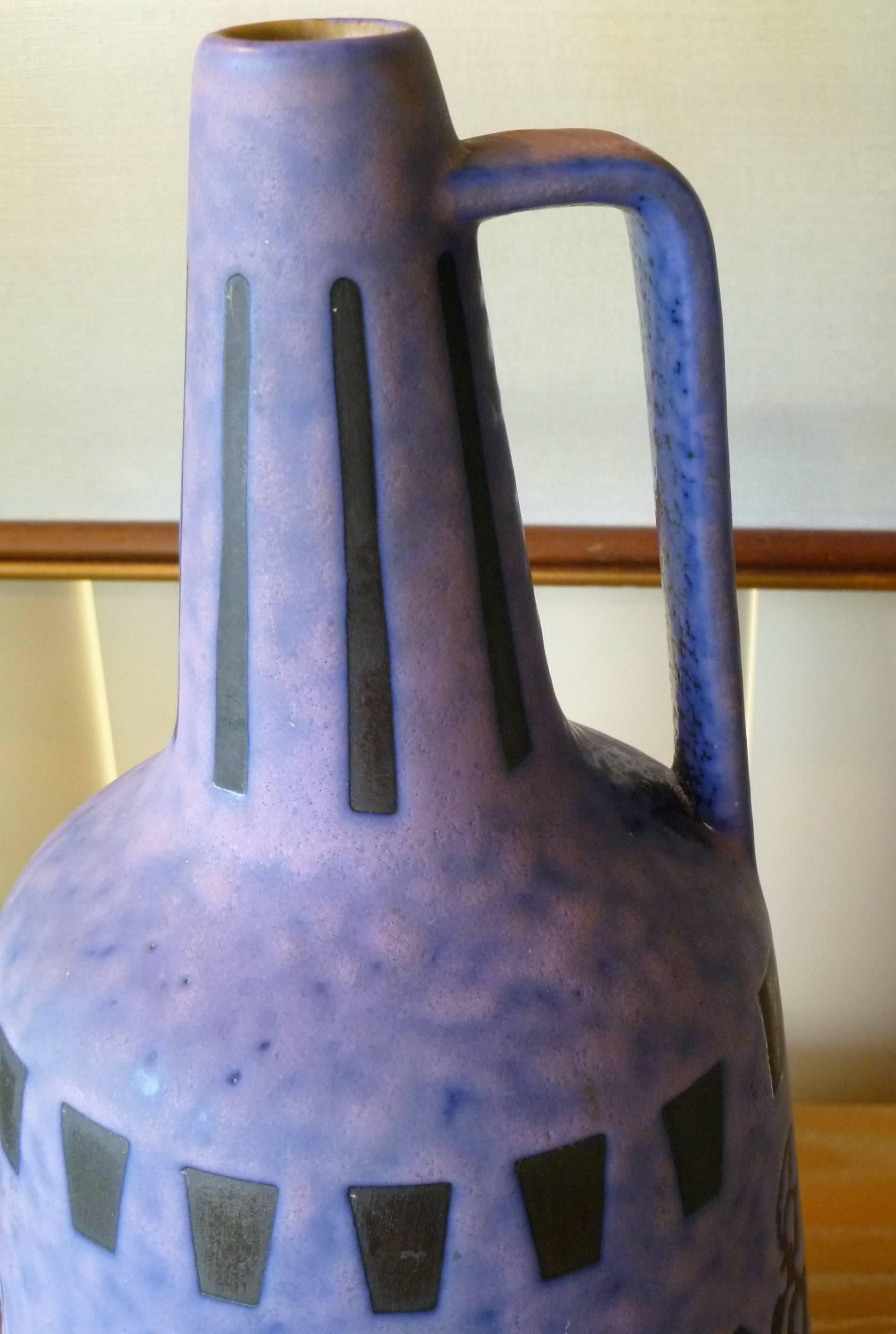 Tall 1960s Jopeko Keramik Vase Ewer Germany Mid-Century Modern 3