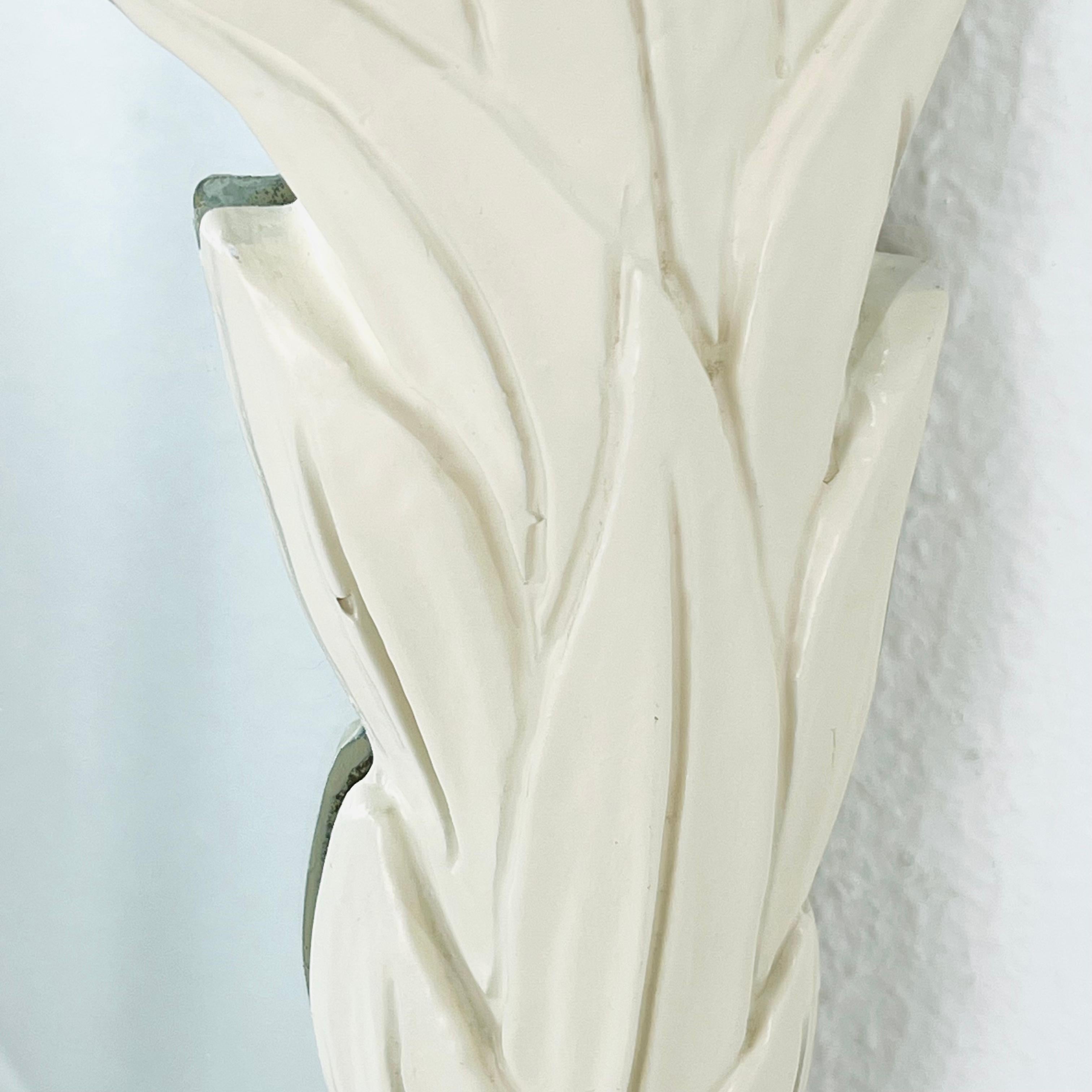 Tall 1970s Palm Frond Mirror in the Style of Serge Roche 5